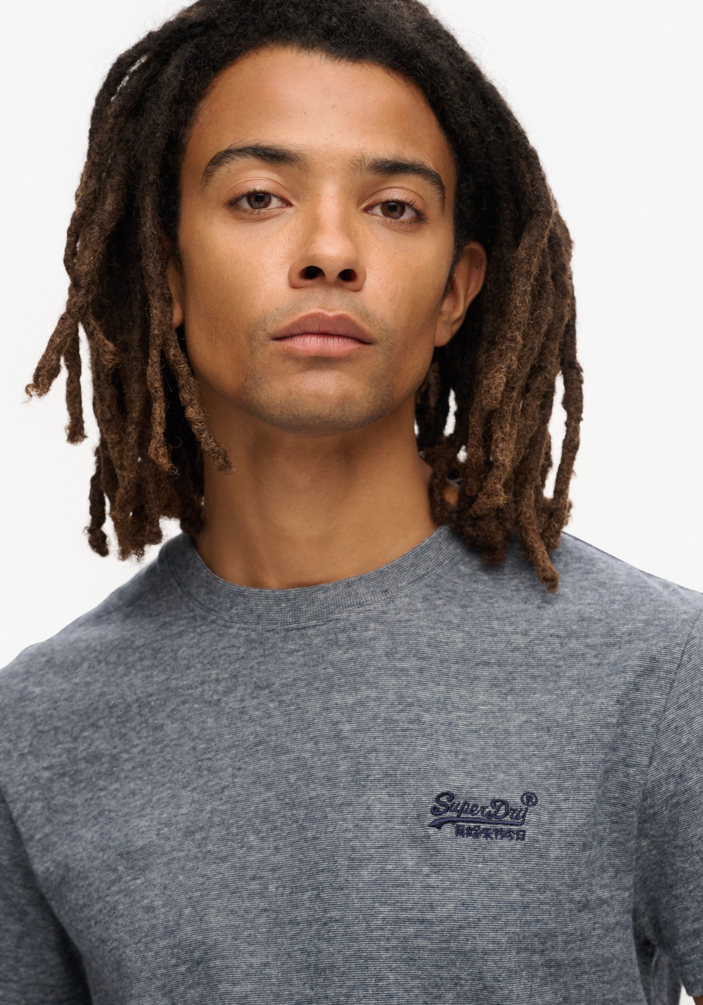Superdry Shirt met ronde hals ESSENTIAL LOGO EMB TEE