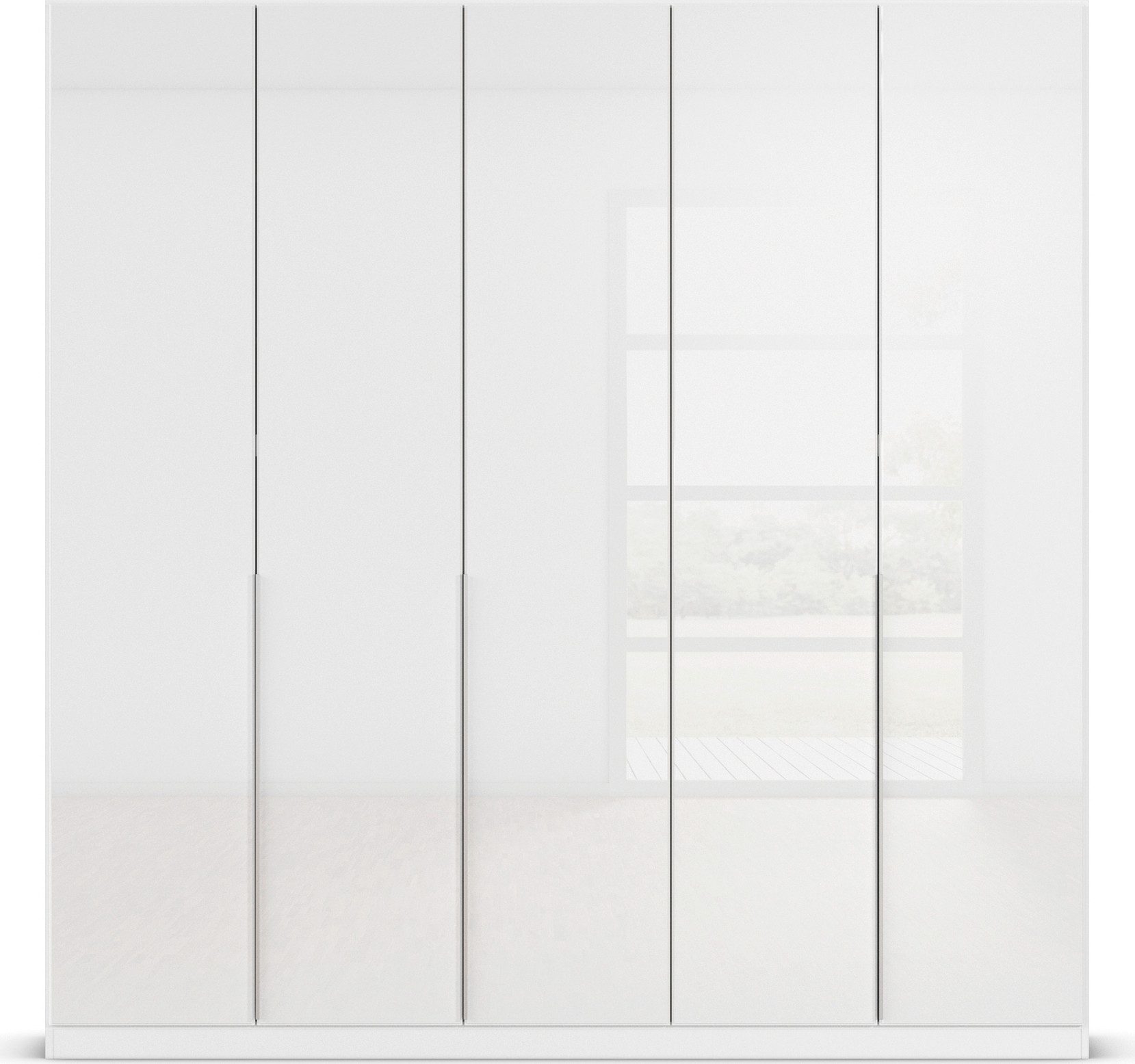 rauch Draaideurkast Kledingkasten kast garderobe AGORDO met glazen front doordachte binnenuitrusting, in 6 breedtes en 2 hoogtes made in germany