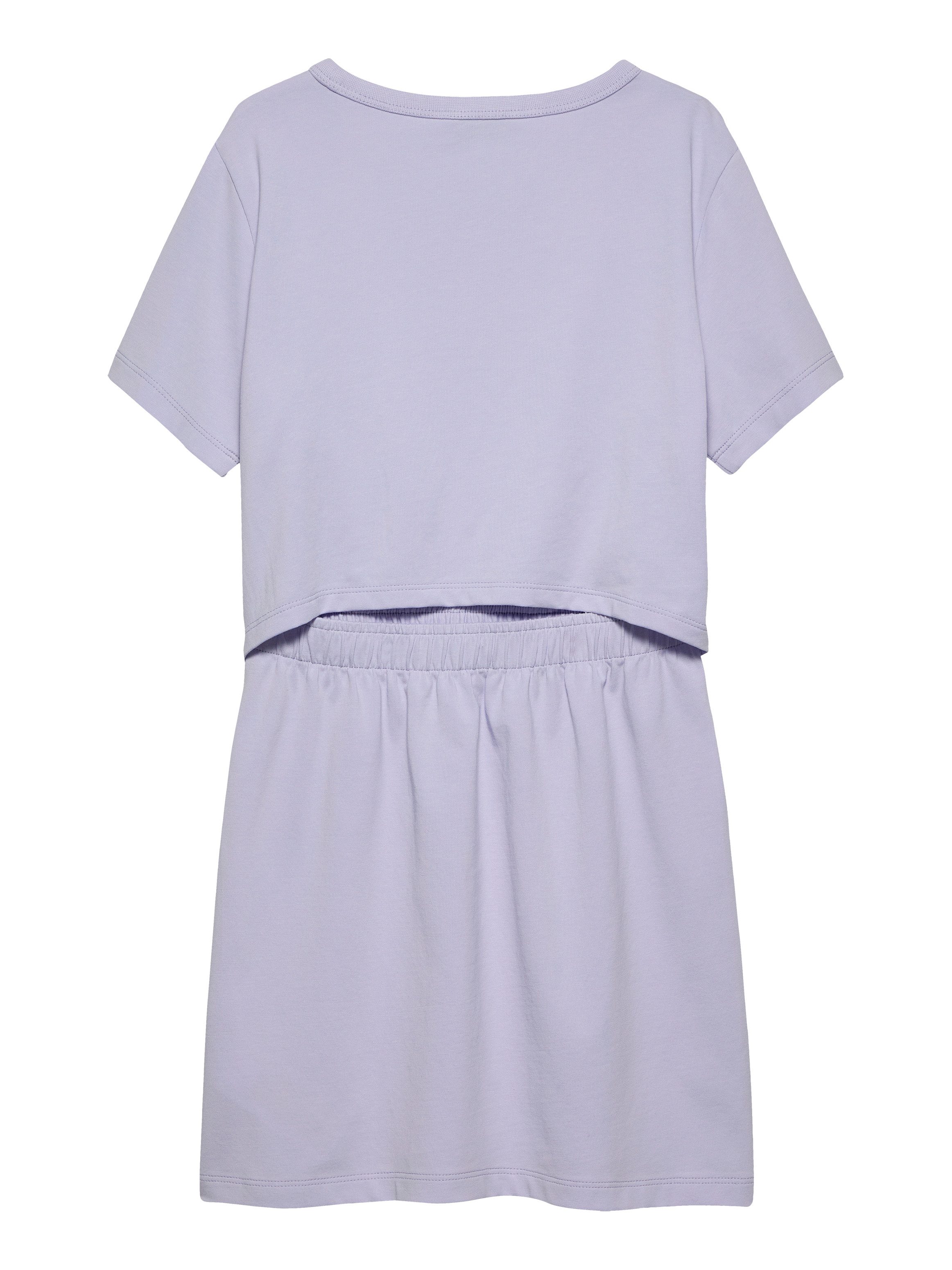 Calvin Klein Jerseyjurk MONOLOGO METALLIC T-SHIRT DRESS