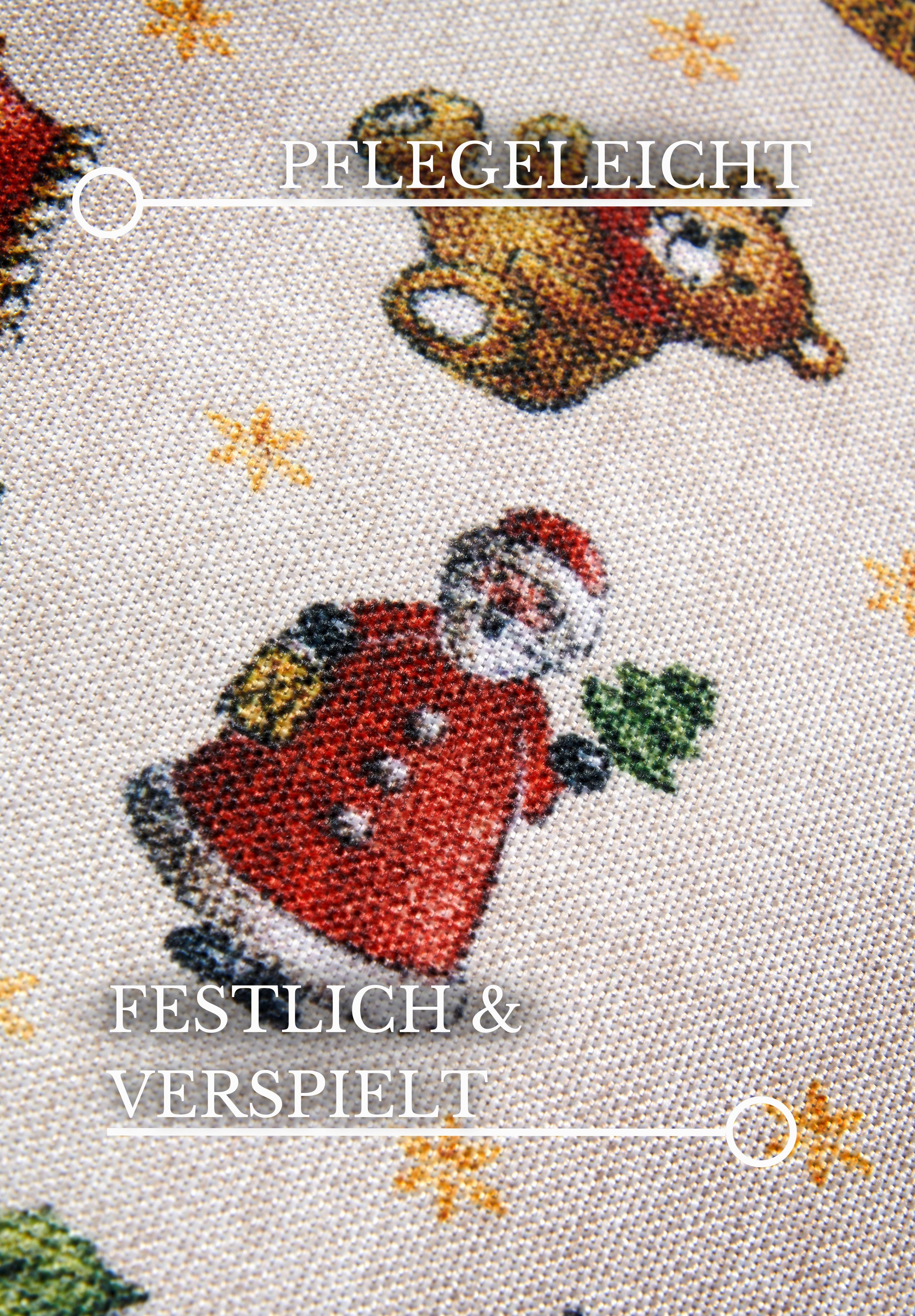 Villeroy & Boch Vloerkleed Nostalgic Toy's Delight, vierkant, rond en loper Kerst, woonkamer, hal, cadeau, Toys Delight, decoratie