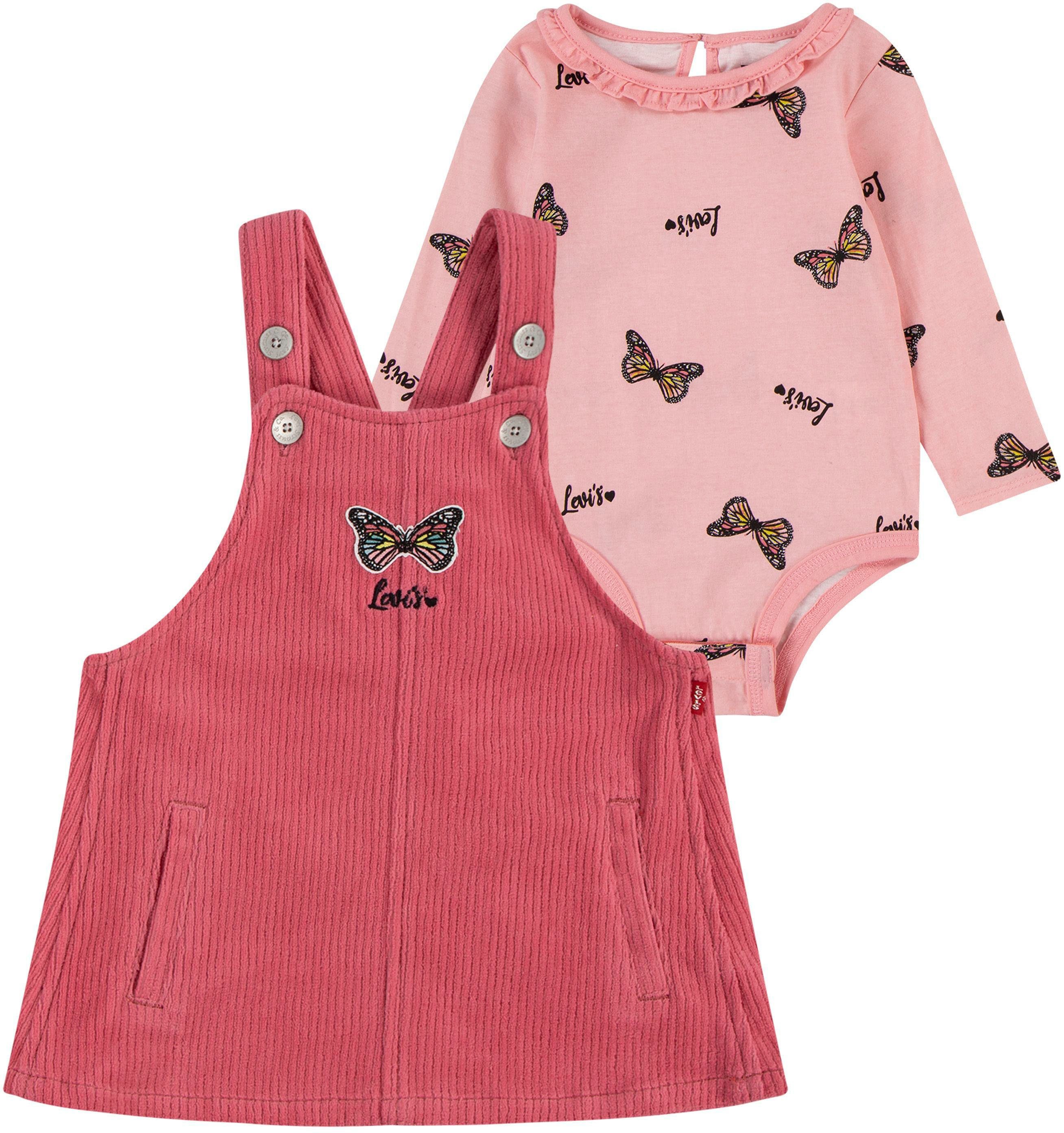 Levi's Kidswear Shirtjurk LVG CORDUROY SKIRTALL SET (2-delig)