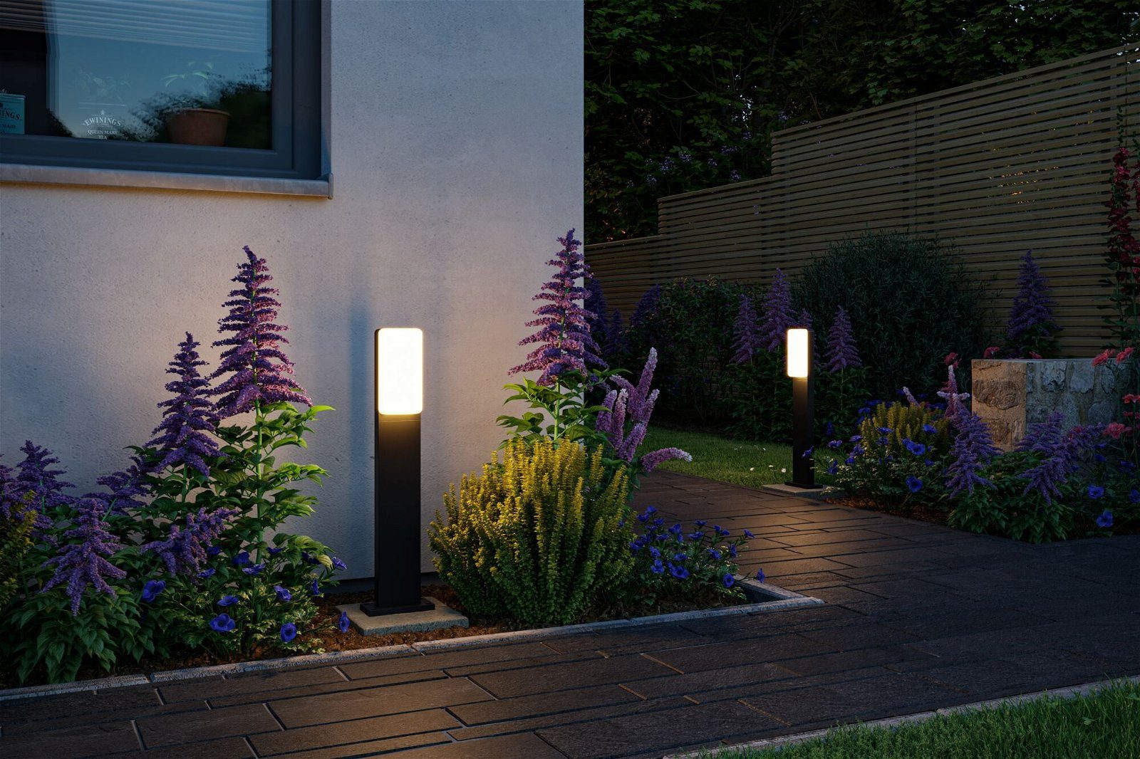 Paulmann Led-bolderlamp Bonnie IP44 600mm 3000K 8,5W 560lm 230V antraciet aluminium (1 stuk)
