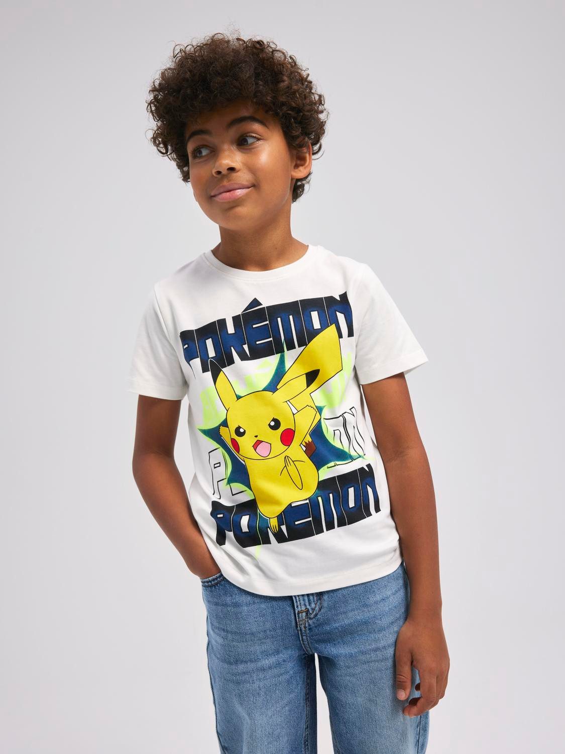 Name It Shirt met print NKMMACI POKEMON SS TOP NOOS BFU