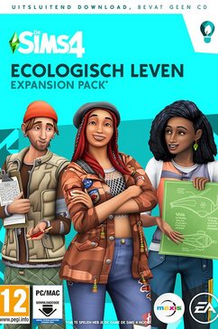 game pc-mac de sims 4: ecologisch leven (add-on) (code in a box)