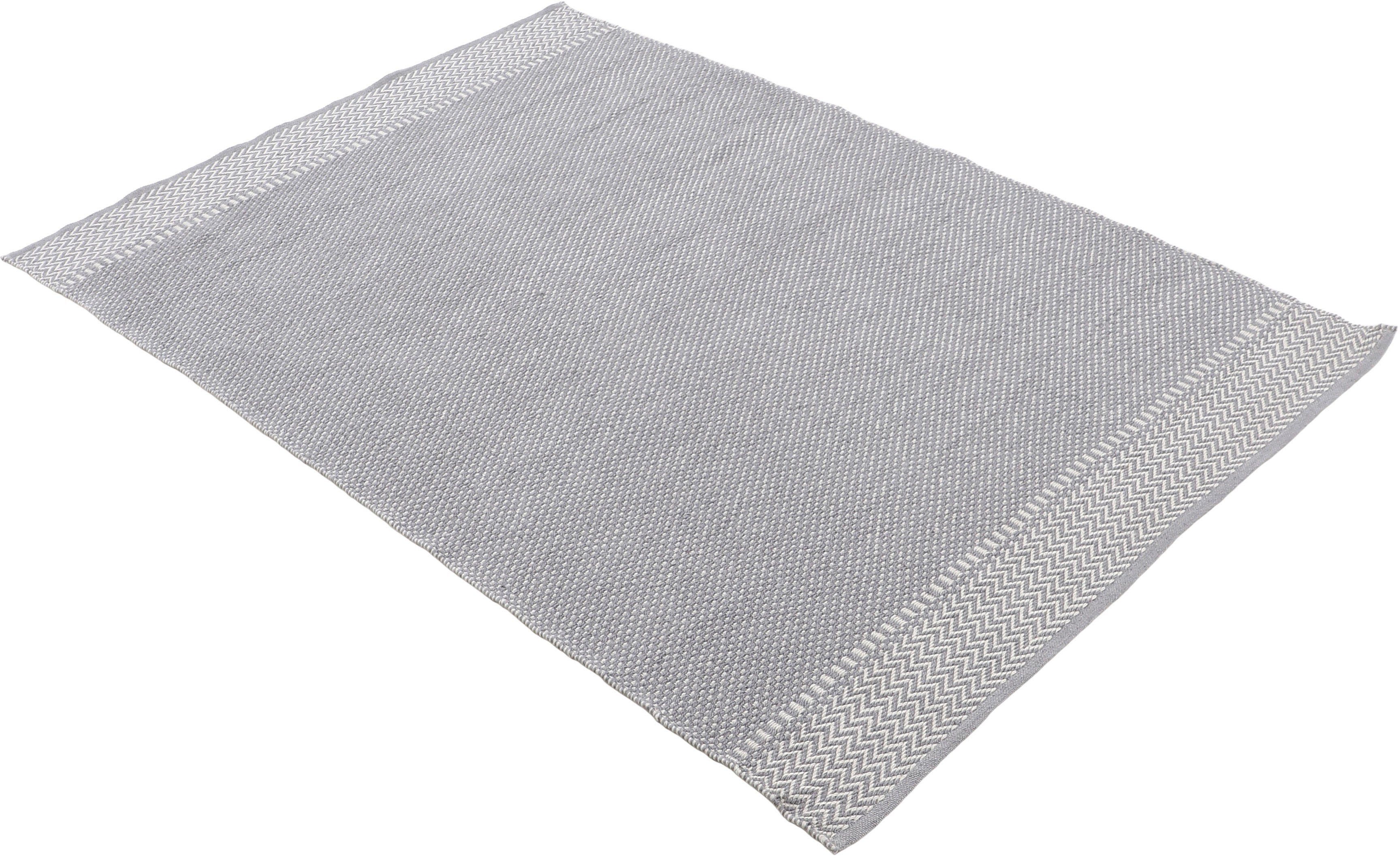 carpetfine Vloerkleed Frida 205 Omkeerbaar tapijt, 100% gerecycled materiaal (PET), vlakweefsel, sisal uitstraling