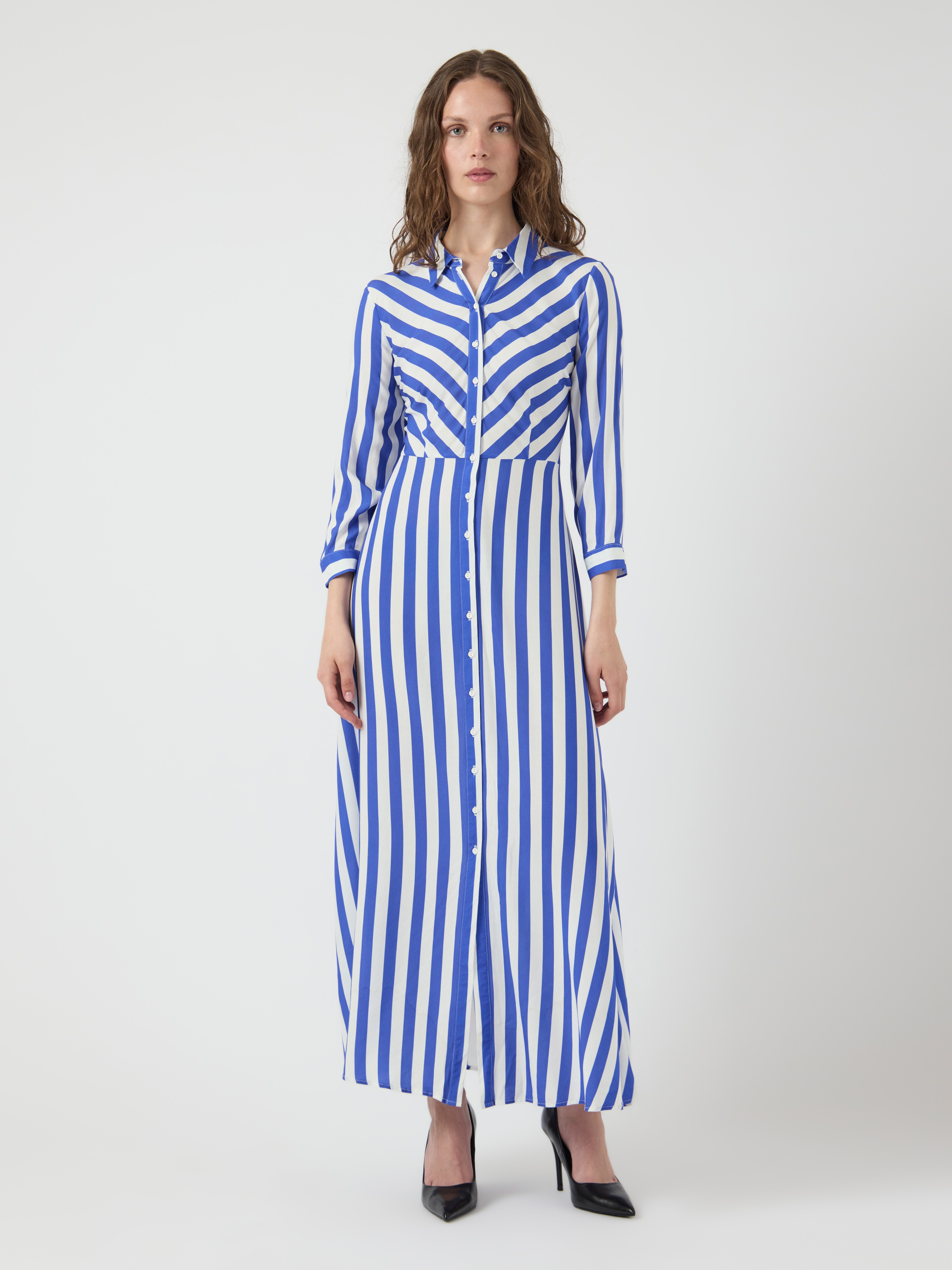 Y.A.S Jurk met overhemdkraag YASSAVANNA LONG SHIRT DRESS