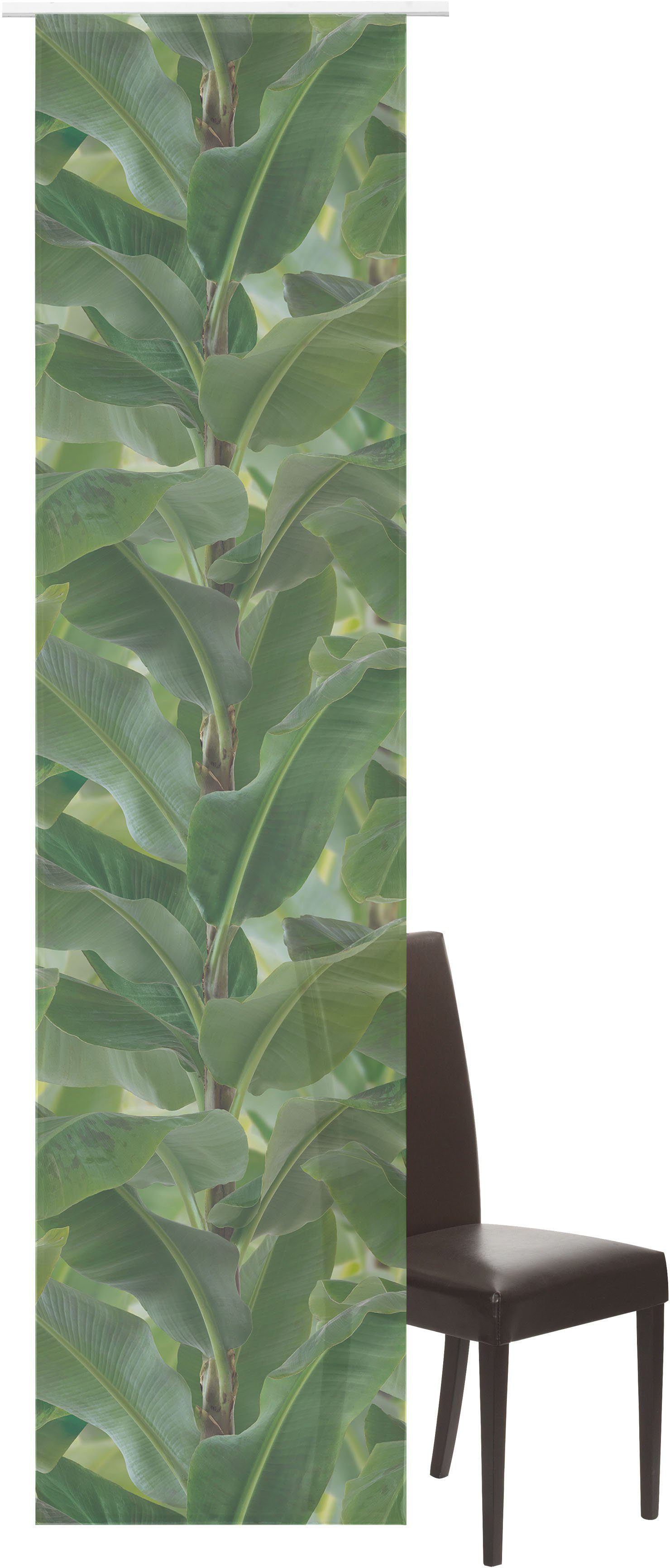 ELBERSDRUCKE Paneelgordijn Banana-Tree 03 groen (1 stuk)