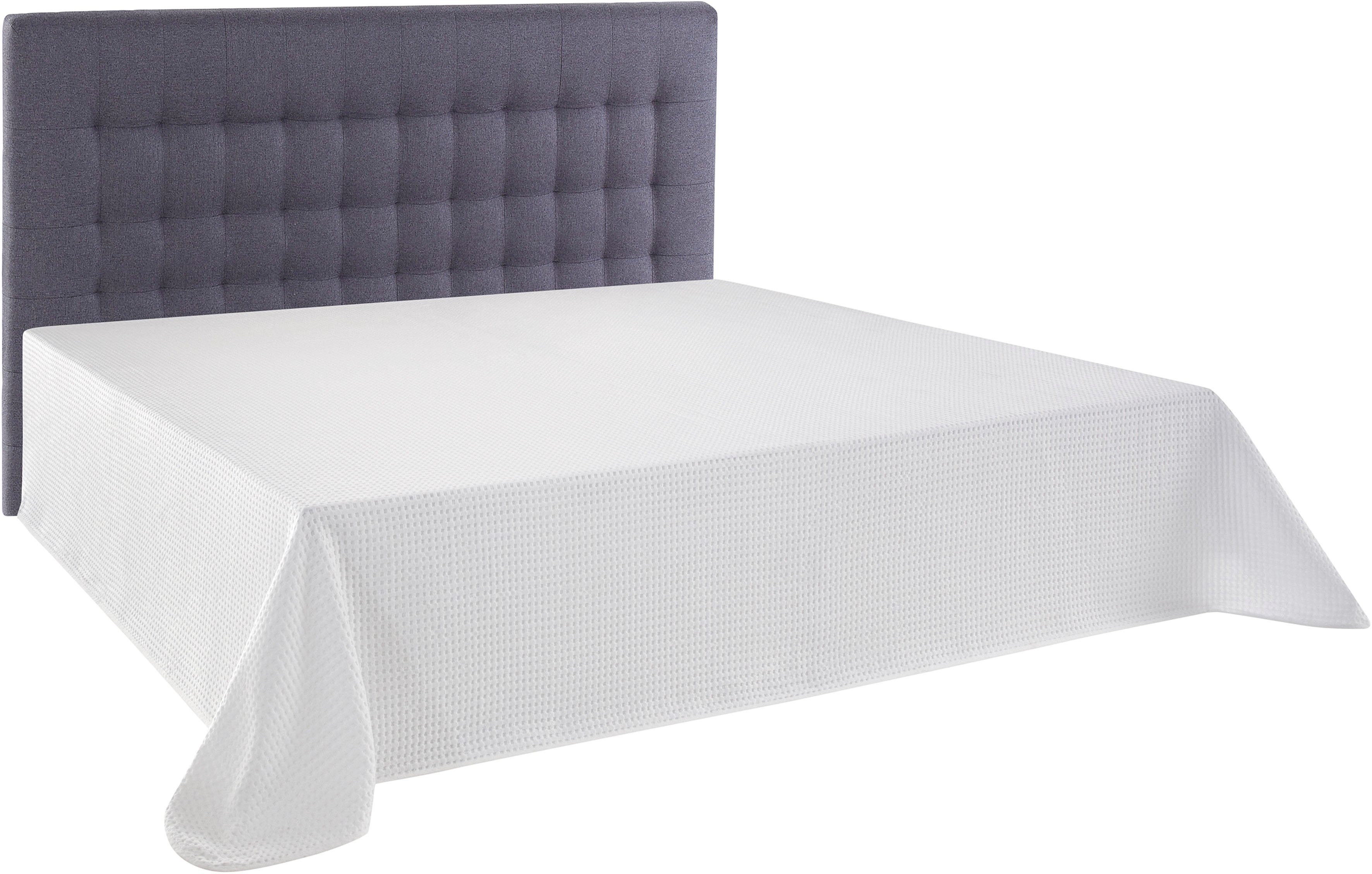 andas Sprei Greta in wafelpiqué-look, vele kleuren beschikbaar, deken vanaf 150x250 cm