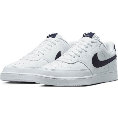 Nike Nike court vision low sneakers wit-blauw heren heren