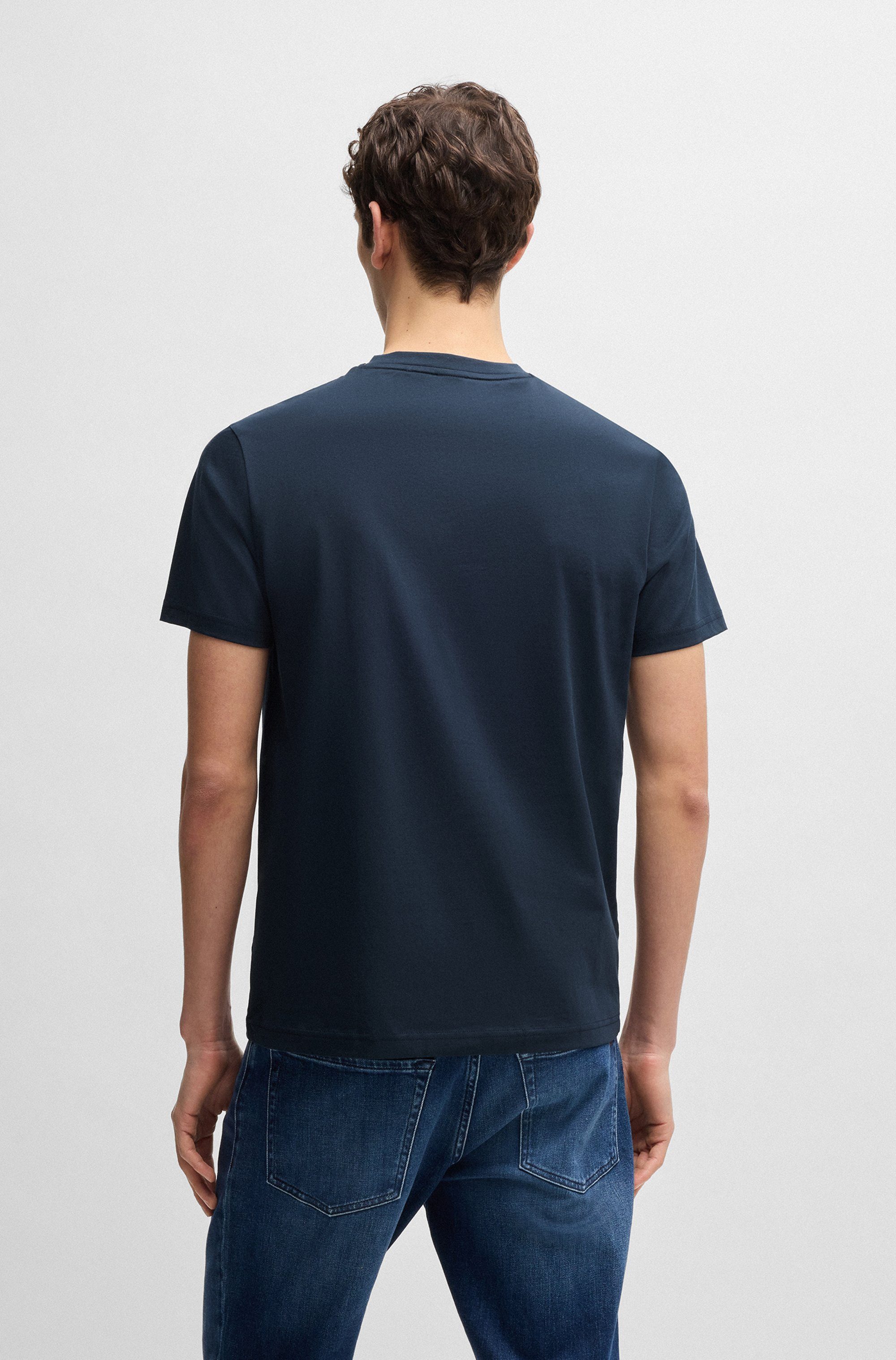 Boss Orange T-shirt Thinking met logoprint (1-delig)