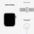 apple smartwatch nike series 7 gps + cellular, 41 mm wit