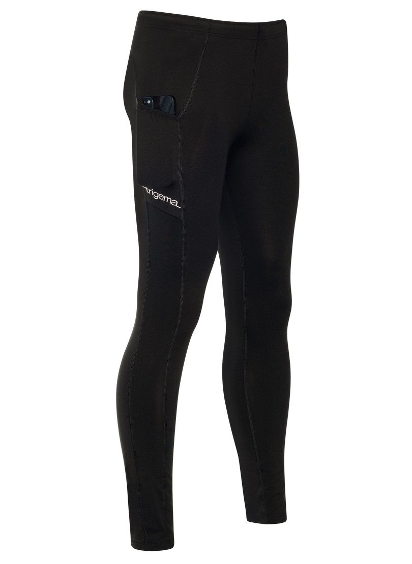 Trigema Jerseybroek TRIGEMA sportleggings met praktische zak (1-delig)