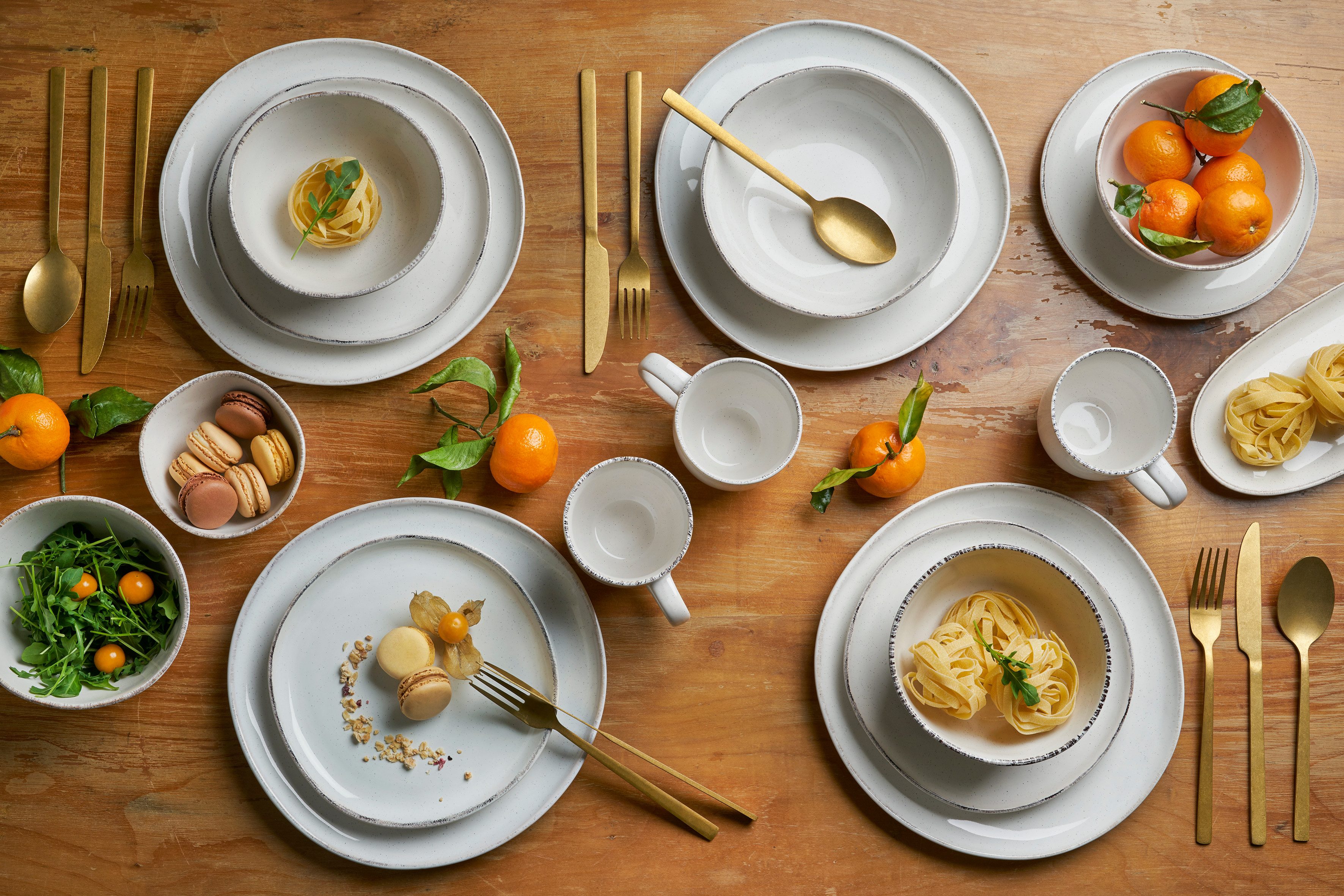 van Well Combi-servies Servies-set Urban, 16-delig (set, 16-delig)