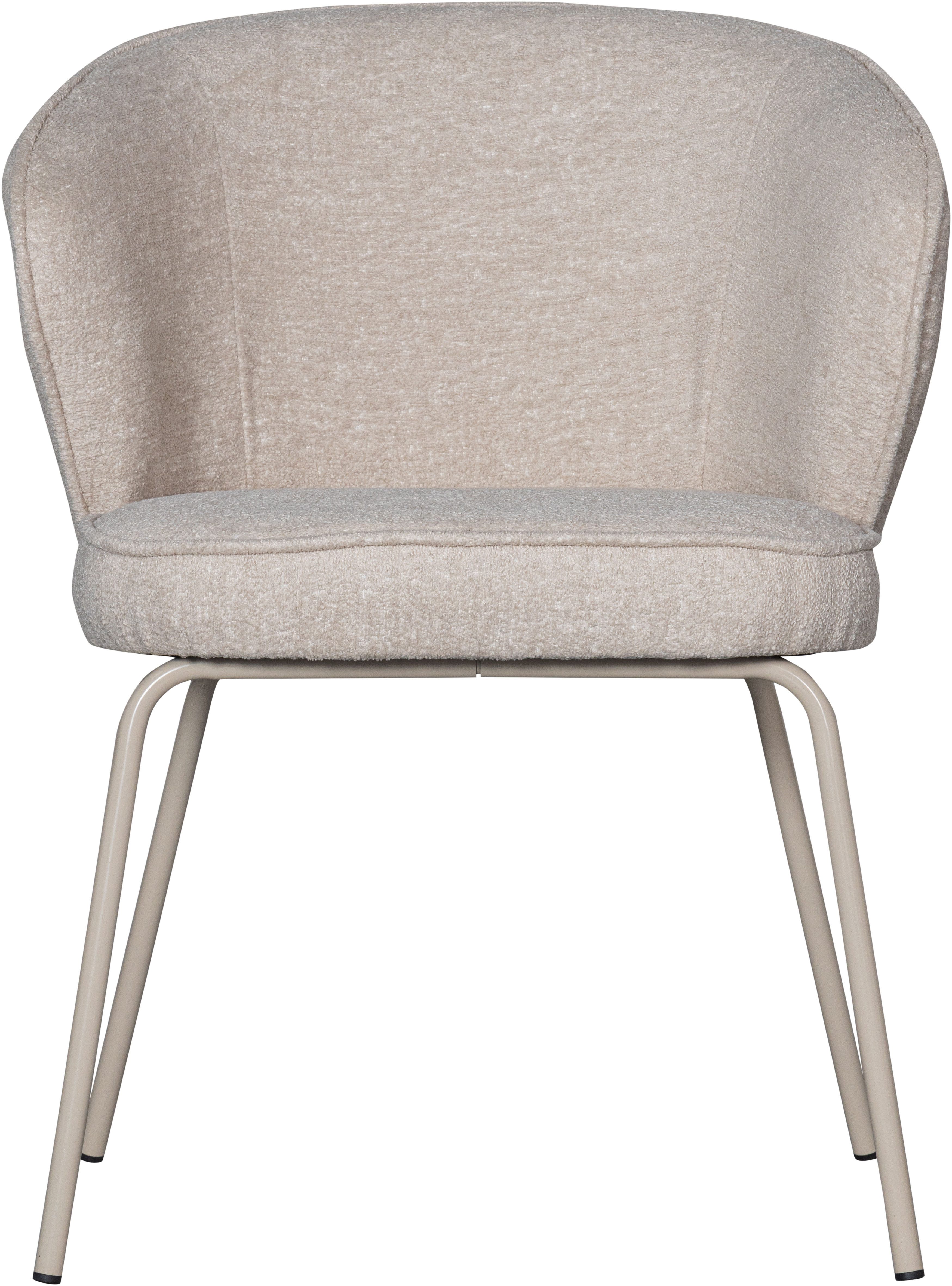 WOOOD Eetkamerstoel ADMITS Gestoffeerde stoel met 4-poots frame, gepolsterd, H 77 cm x B 60 cm (set, 2 stuks)