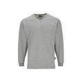 ahorn sportswear sweatshirt in casual basic-look grijs