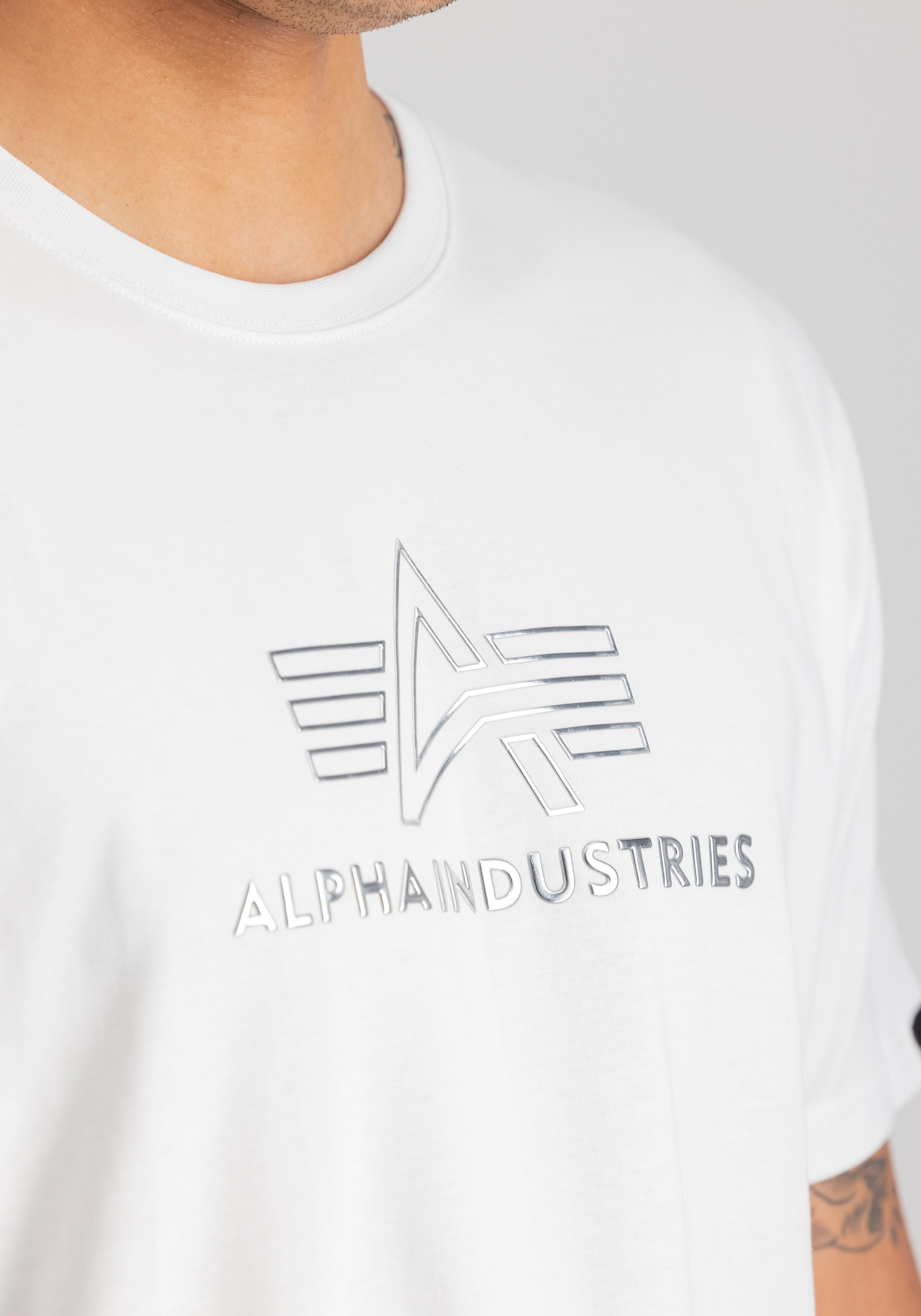 Alpha Industries T-shirt Basic Mid Logo TPU T-Shirt
