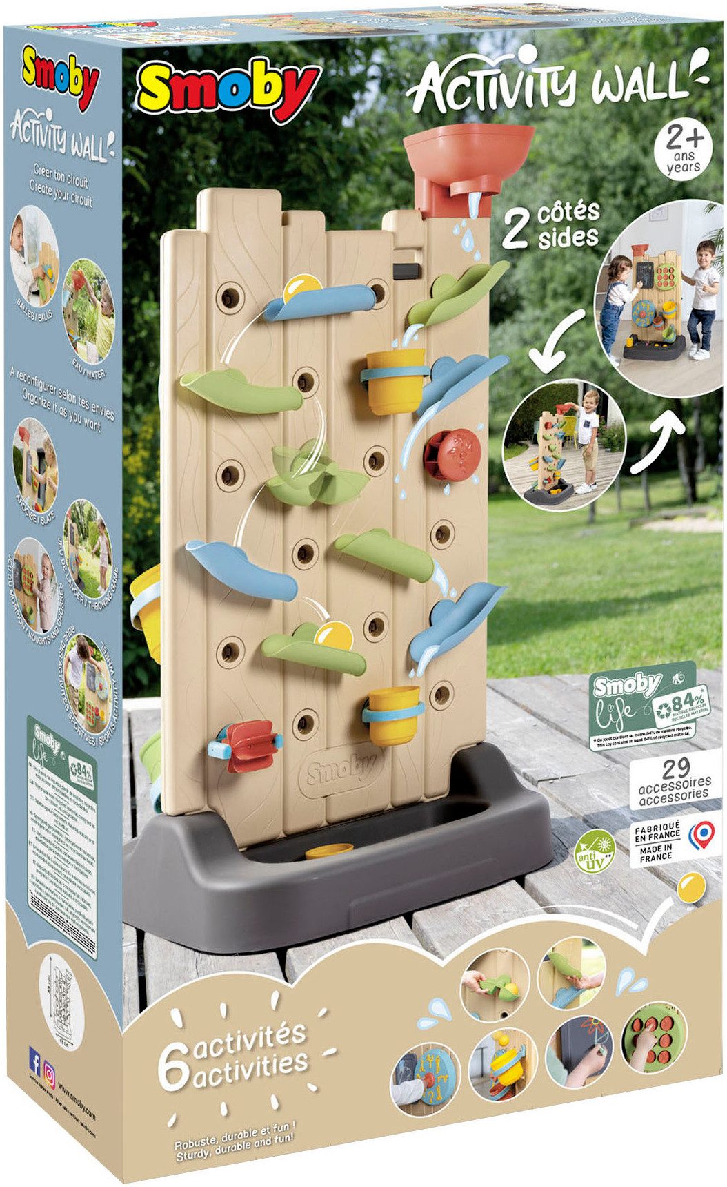 Smoby Activity-center Smoby Life, Activity Wall 6-in-1
