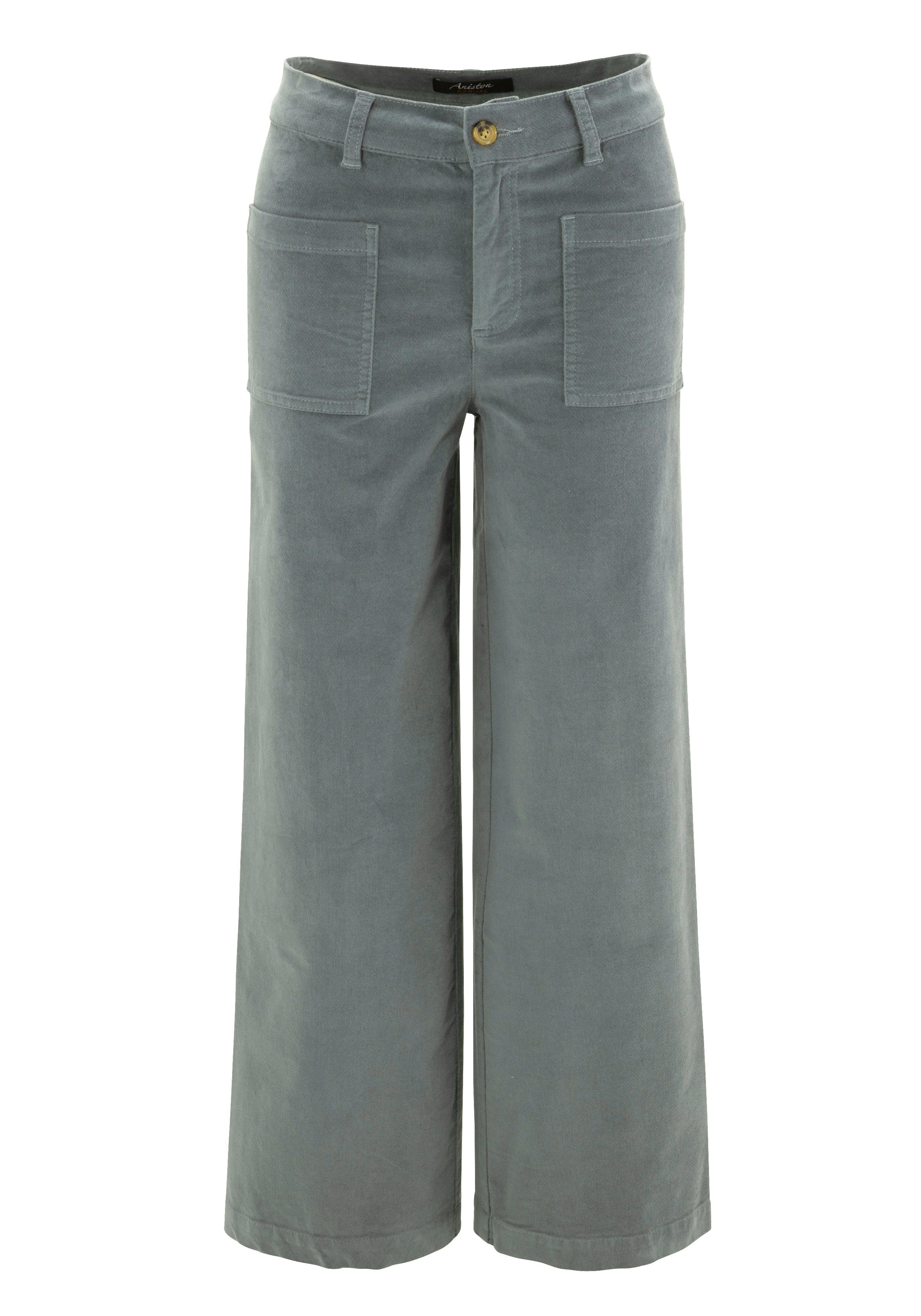 Aniston CASUAL Cordbroek in trendy high-waist-vorm