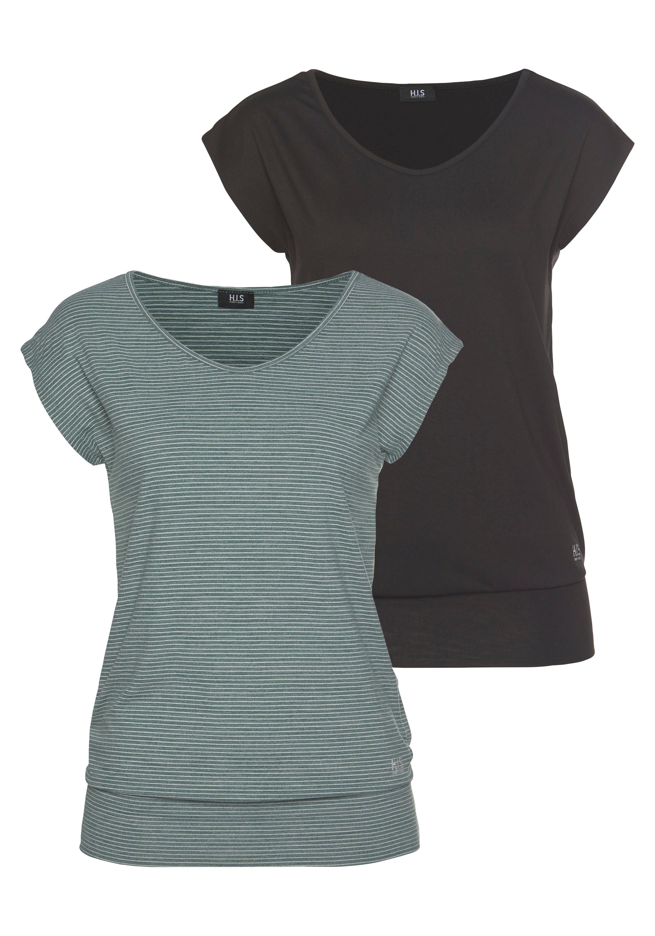 H.I.S Functioneel shirt mouwloos, figuurvriendelijke snit, ideaal voor sport en wandelen (Set van 2)
