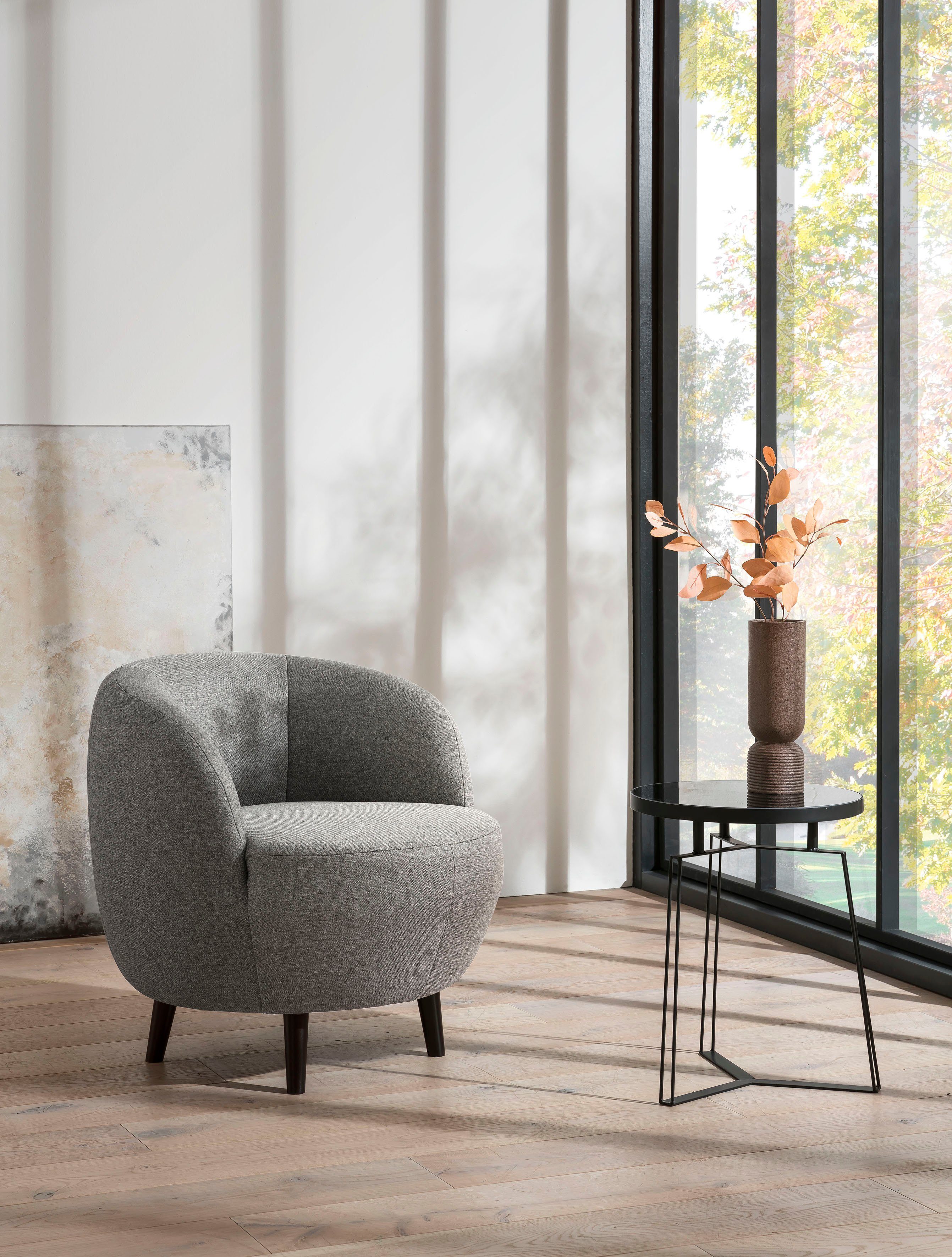 LOOKS BY WOLFGANG JOOP Fauteuil LOOKS XIV Cocktailsstoel rond model, perfect voor elk vertrek