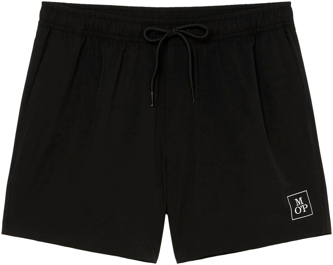 Marc O'Polo Zwemshort Essentials met stijlvolle logoprint