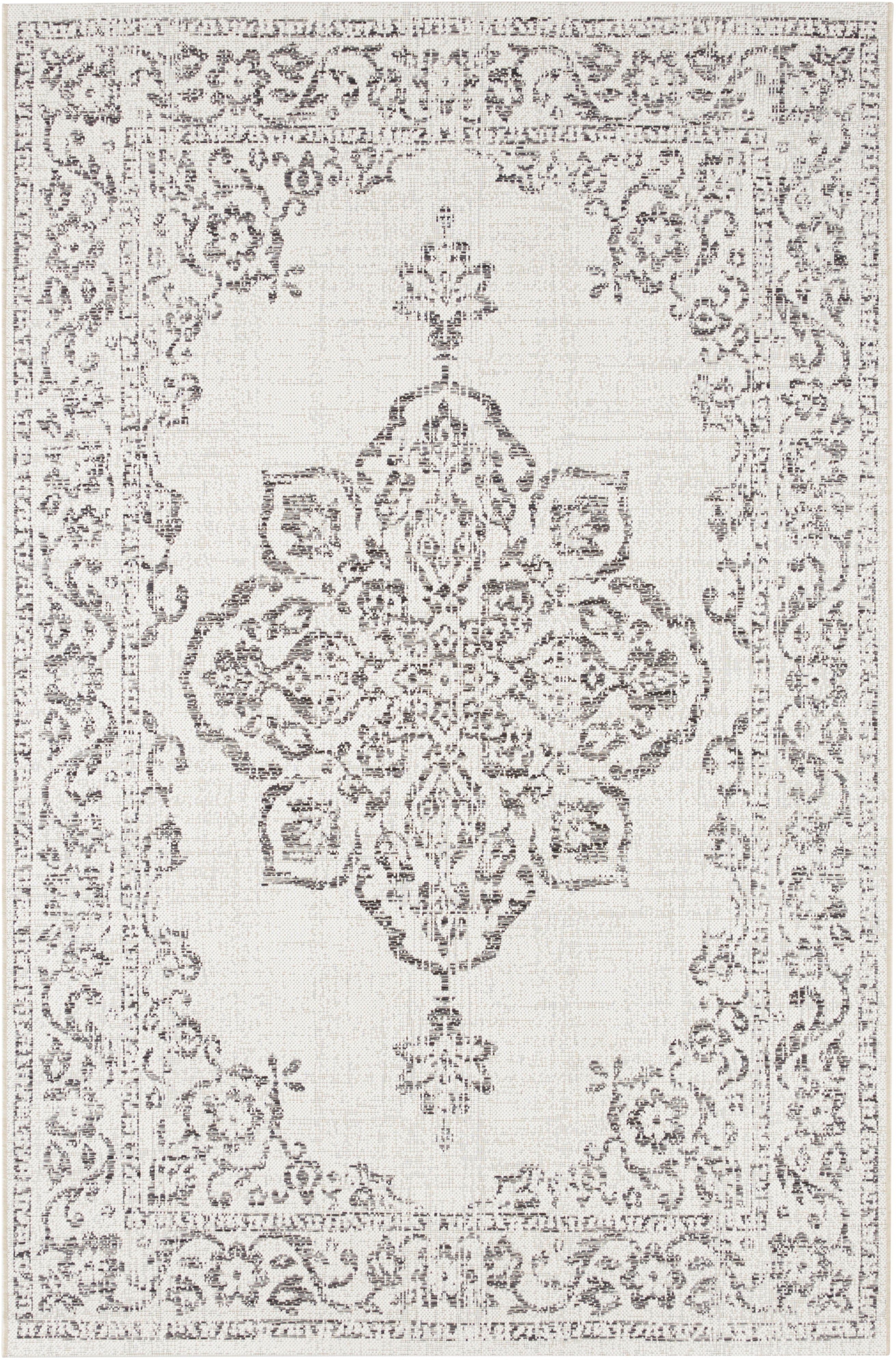 NORTHRUGS Vloerkleed Tilos In- & outdoor, korte pool, oriëntaals, vintage, woonkamer, tuin