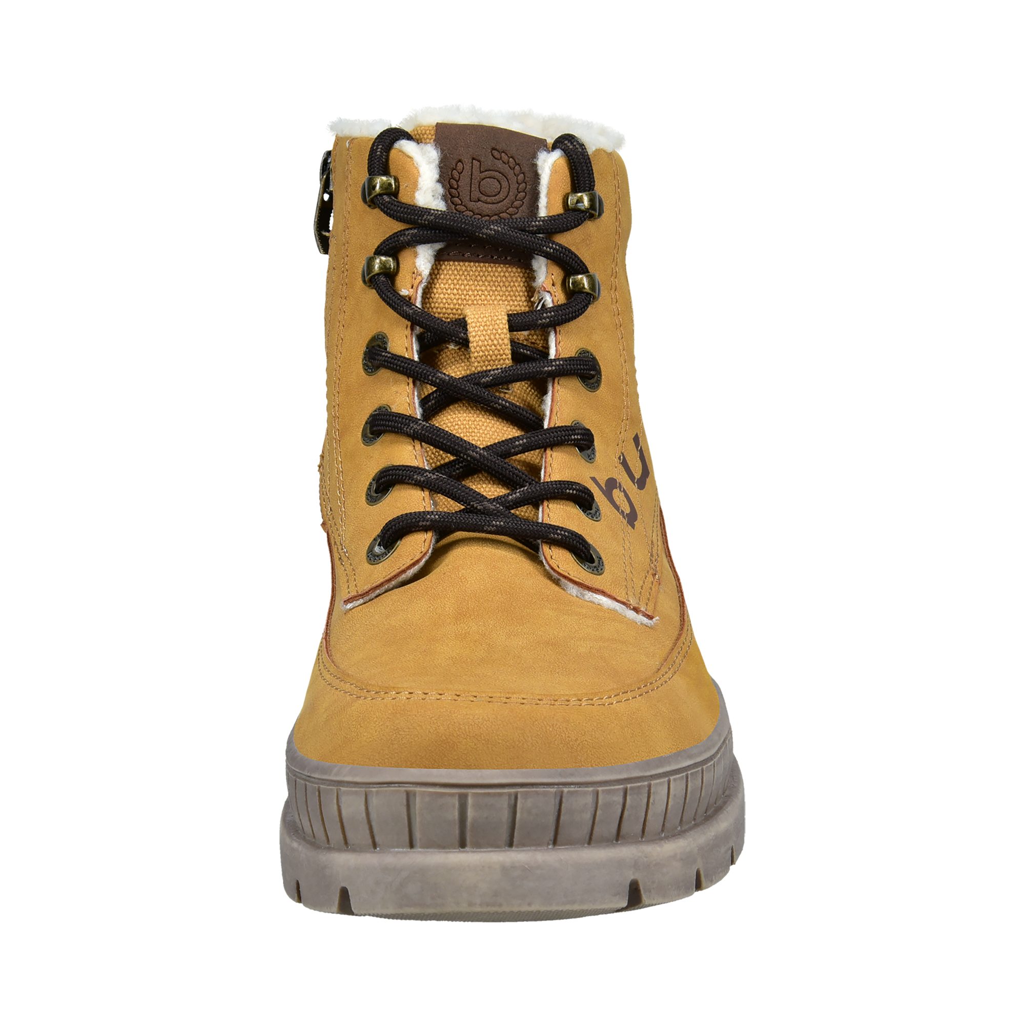 Bugatti Winterlaarzen Plateauzolen, veterboots met plateauzool