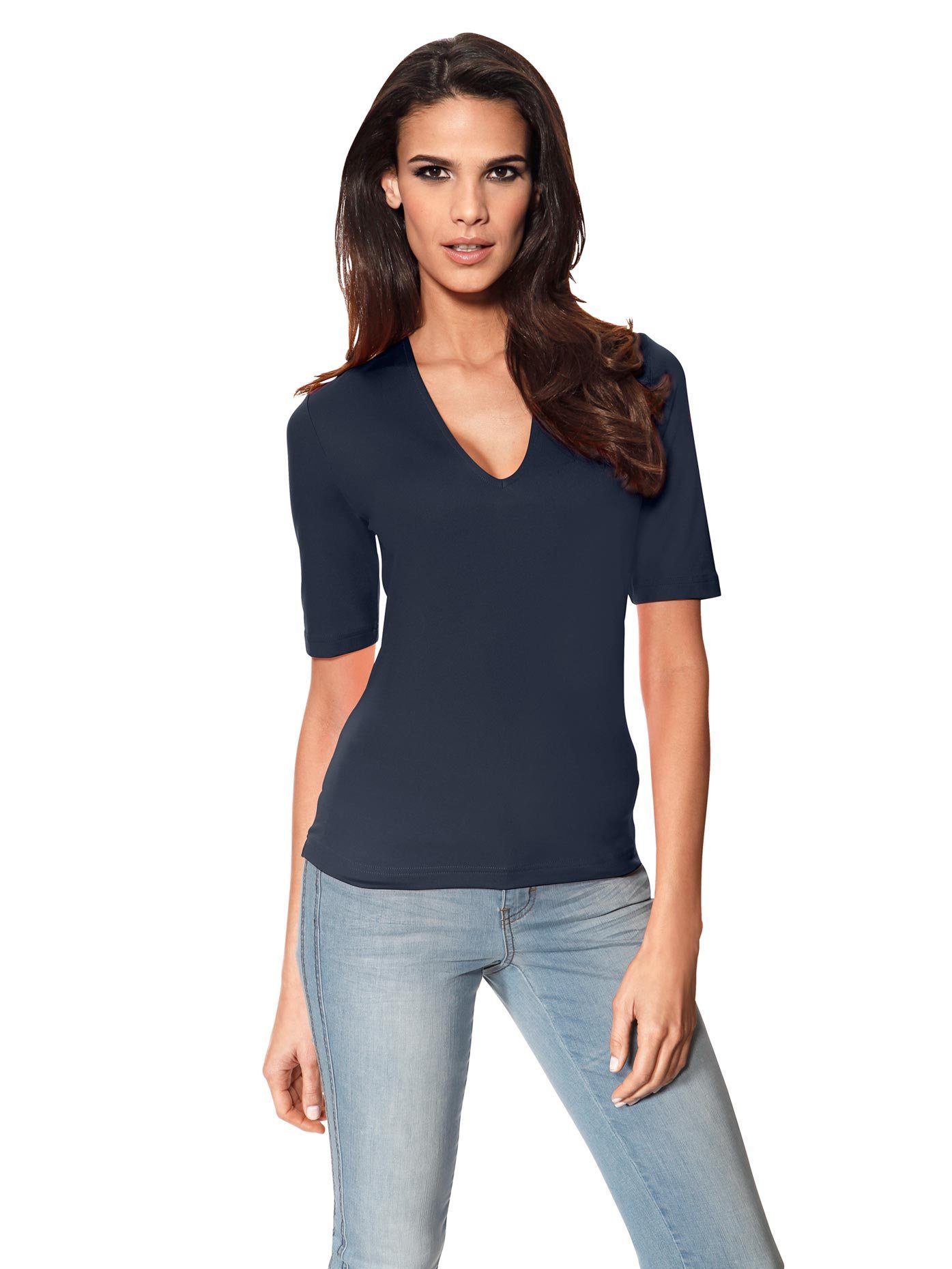 heine Shirt met V-hals (1-delig)