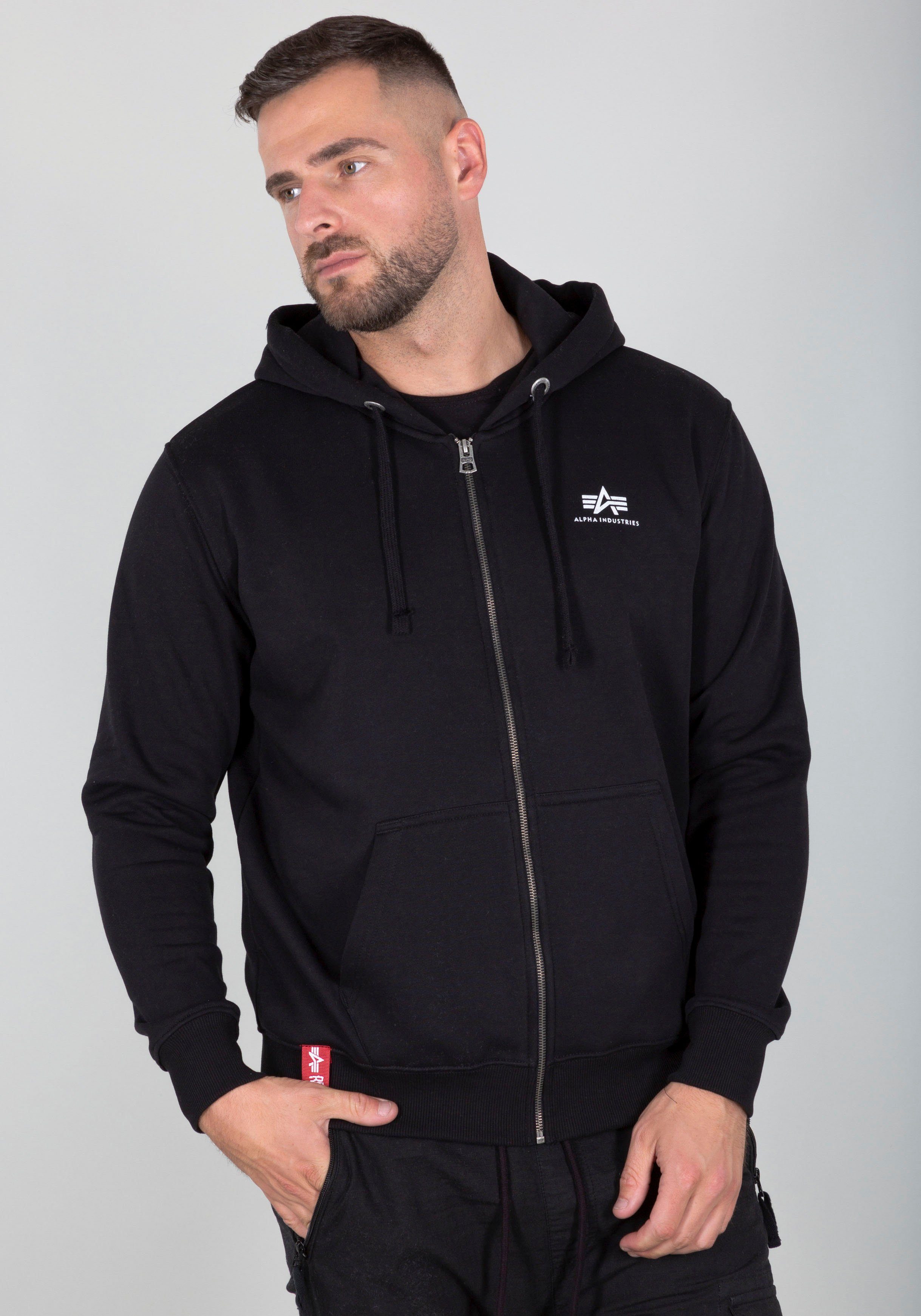 Alpha Industries Capuchonsweatvest Basic Zip Hoody SL