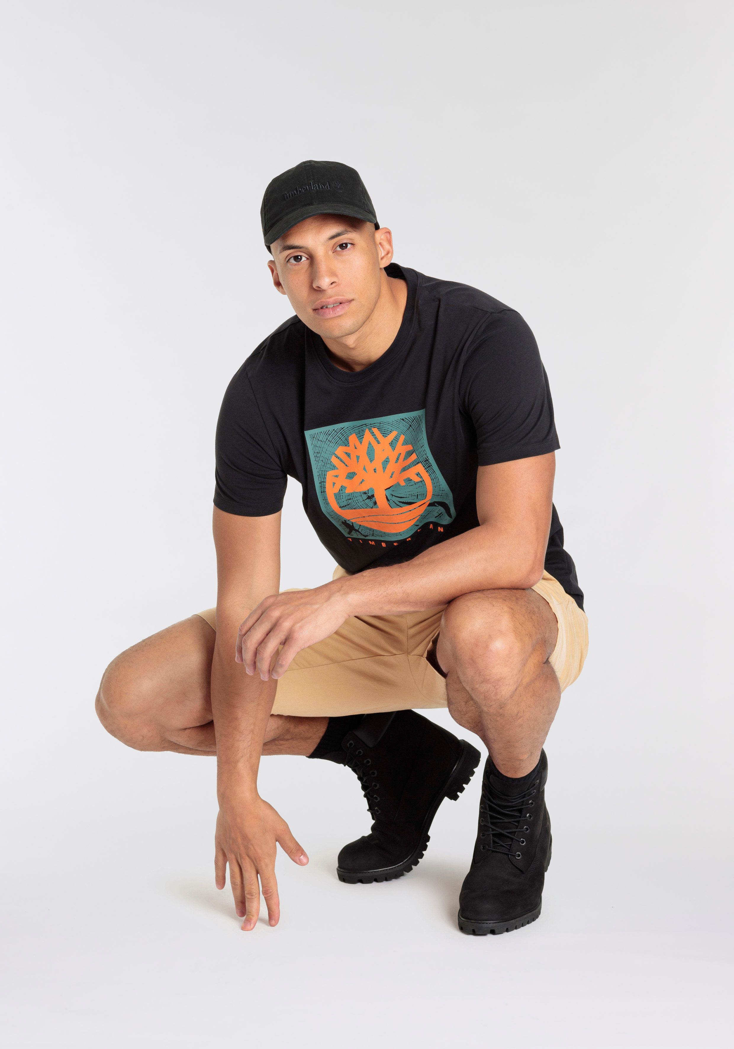 Timberland T-shirt Short Sleeve Front Graphic Tee