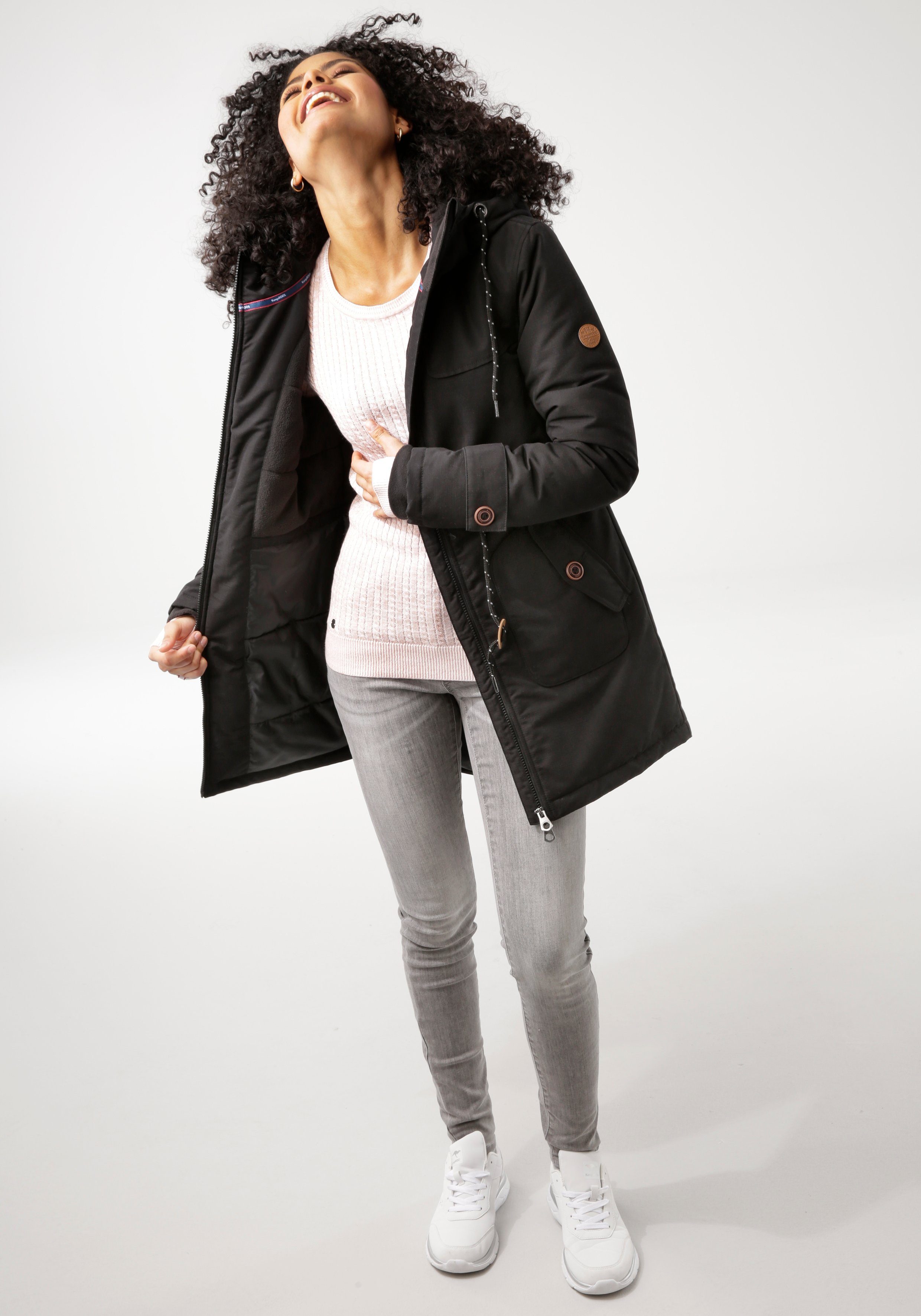 KangaROOS Winterjack met fleece voering