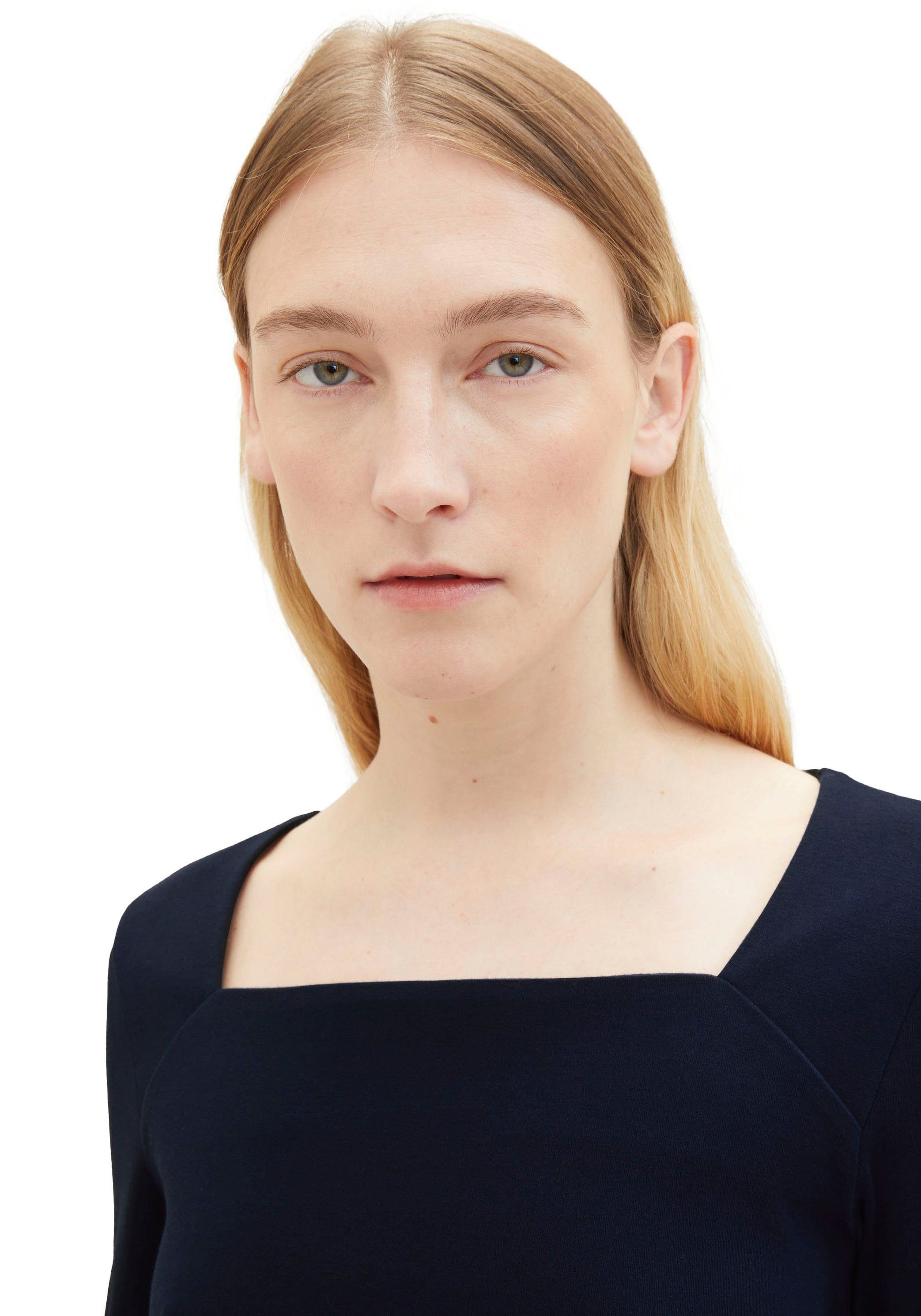 Tom Tailor Jerseyjurk met hoekige hals
