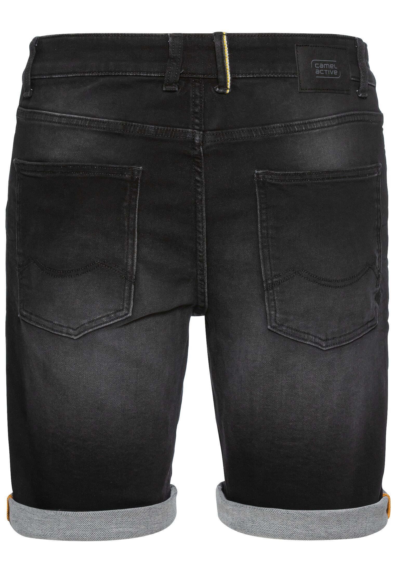 camel active Jeansshort met wash-look