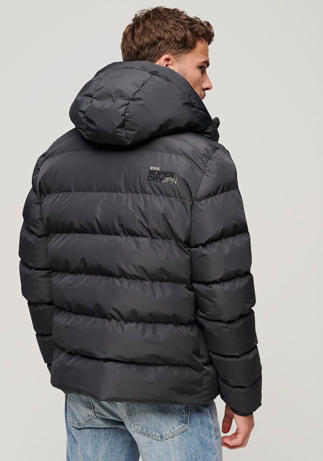 Superdry Gewatteerde jas HOODED SPORTS PUFFER JACKET