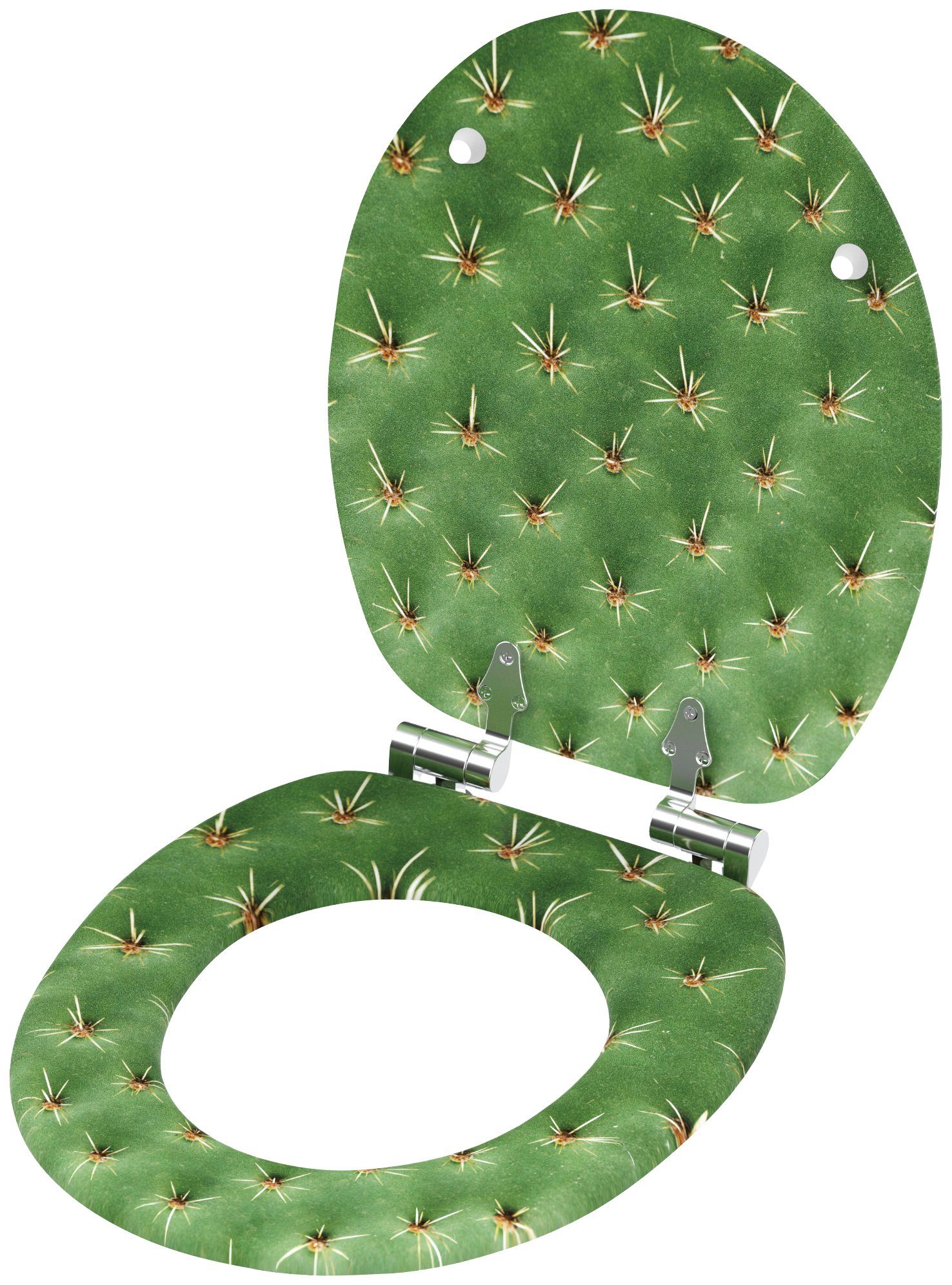 Sanilo Toiletzitting Cactus met softclosemechanisme, bxl: 37,7x 42,0 - 47,0 cm