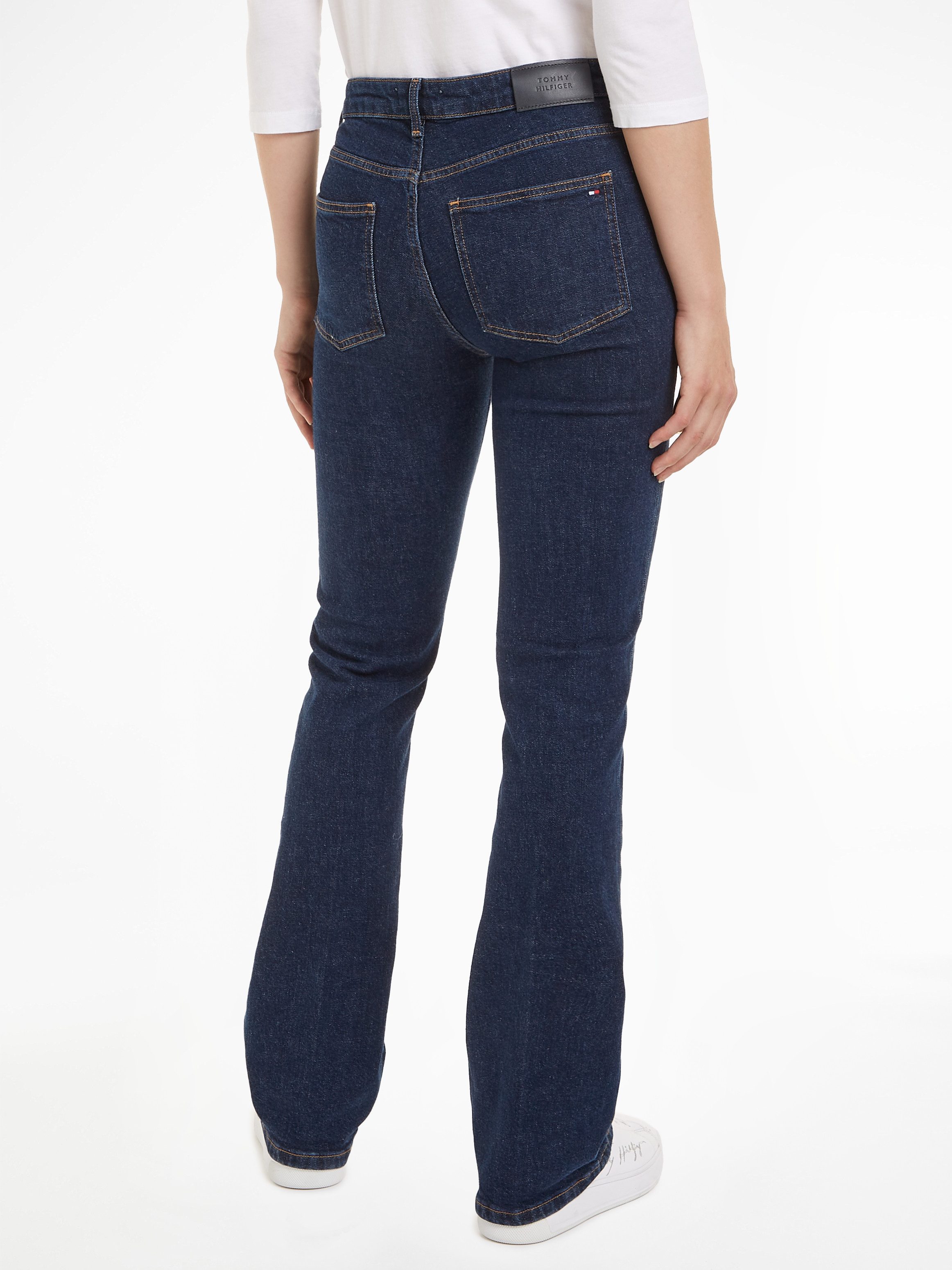 Tommy Hilfiger Bootcut jeans BOOTCUT RW CLER met logo-badge