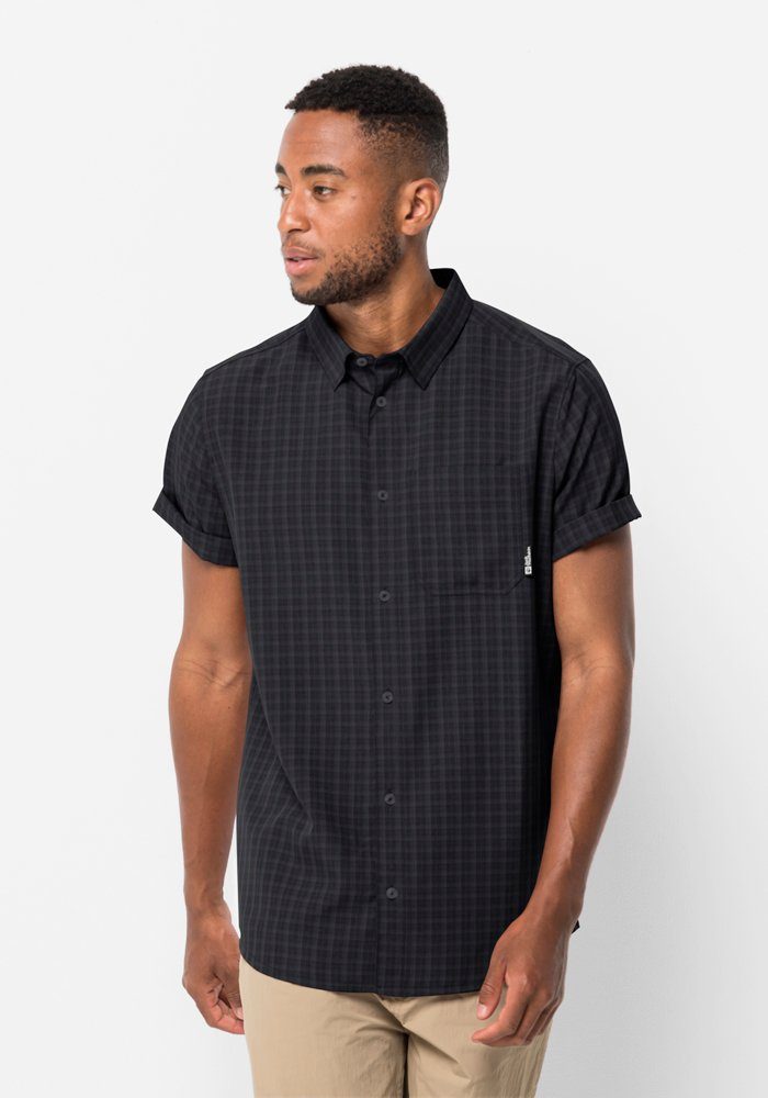 Jack Wolfskin Functioneel shirt EL DORADO SHIRT MEN heren overhemden maat S (48) grijs