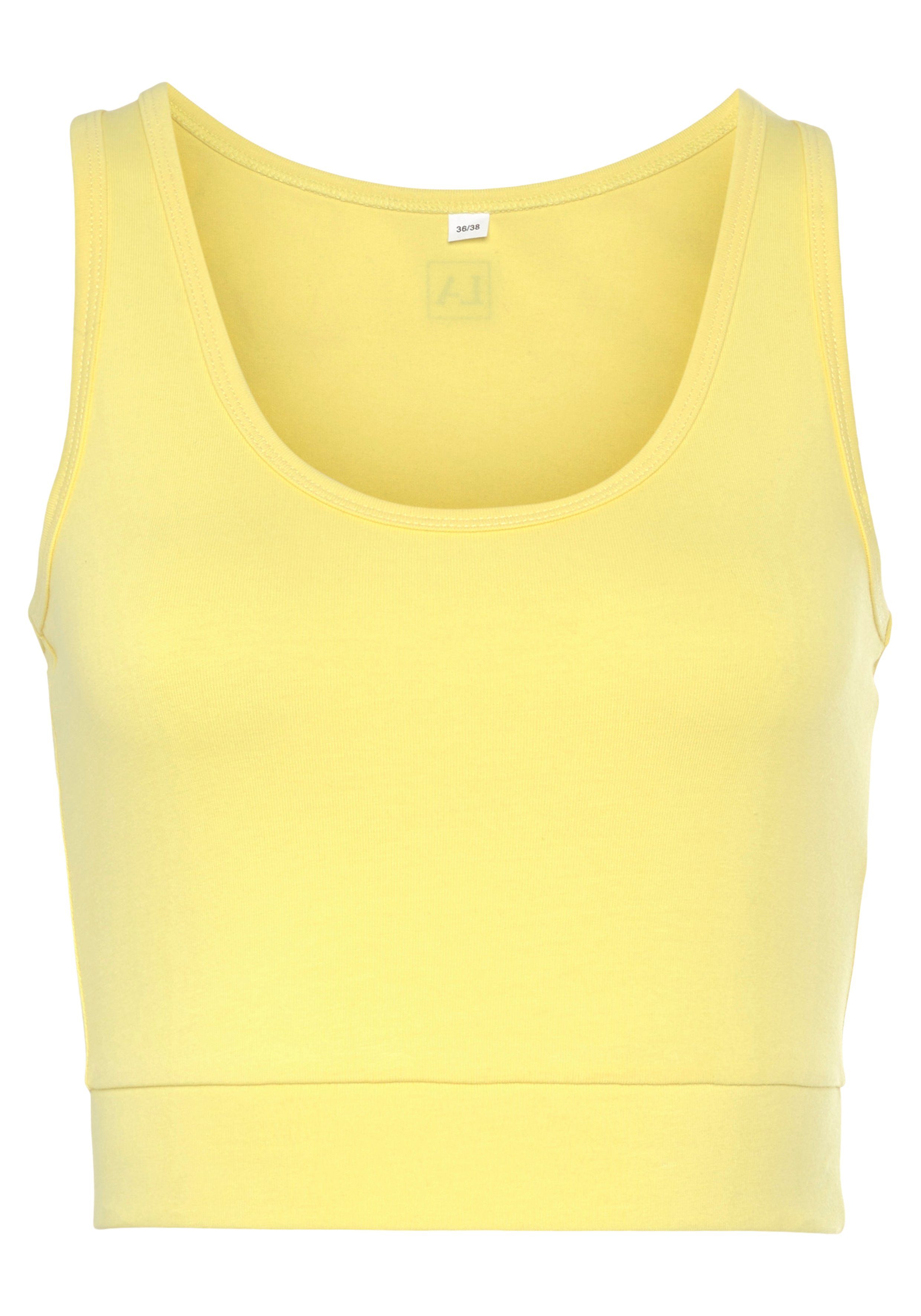 active by Lascana Sporttop Crop-top met brede bandjes