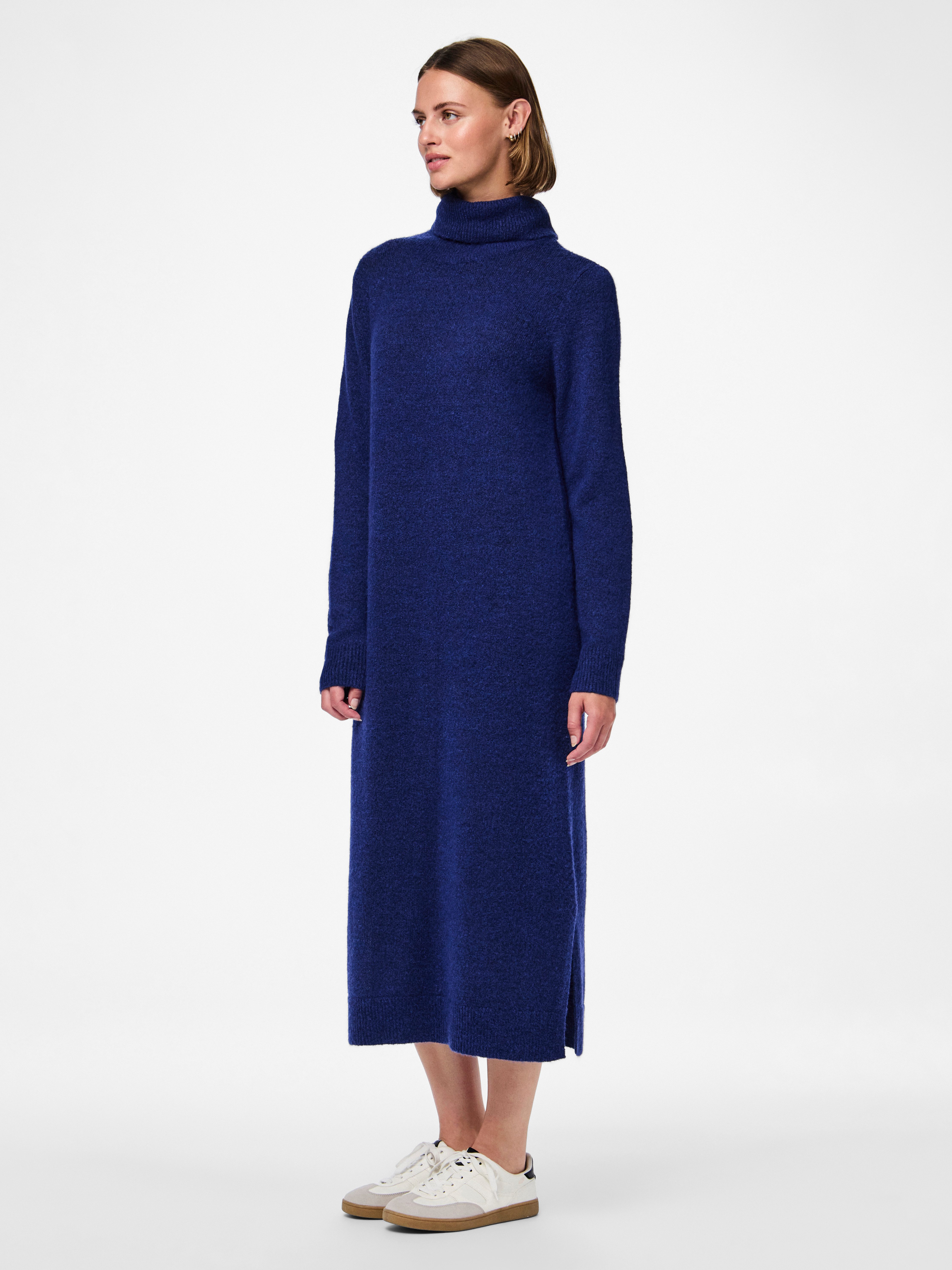 pieces Gebreide jurk PCJULIANA LS ROLLNECK KNIT DRESS NOOS BC