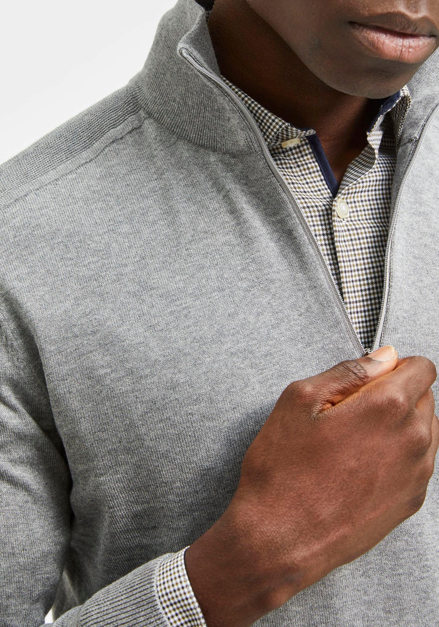 SELECTED HOMME Schipperstrui SLHBERG HALF ZIP CARDIGAN NOOS