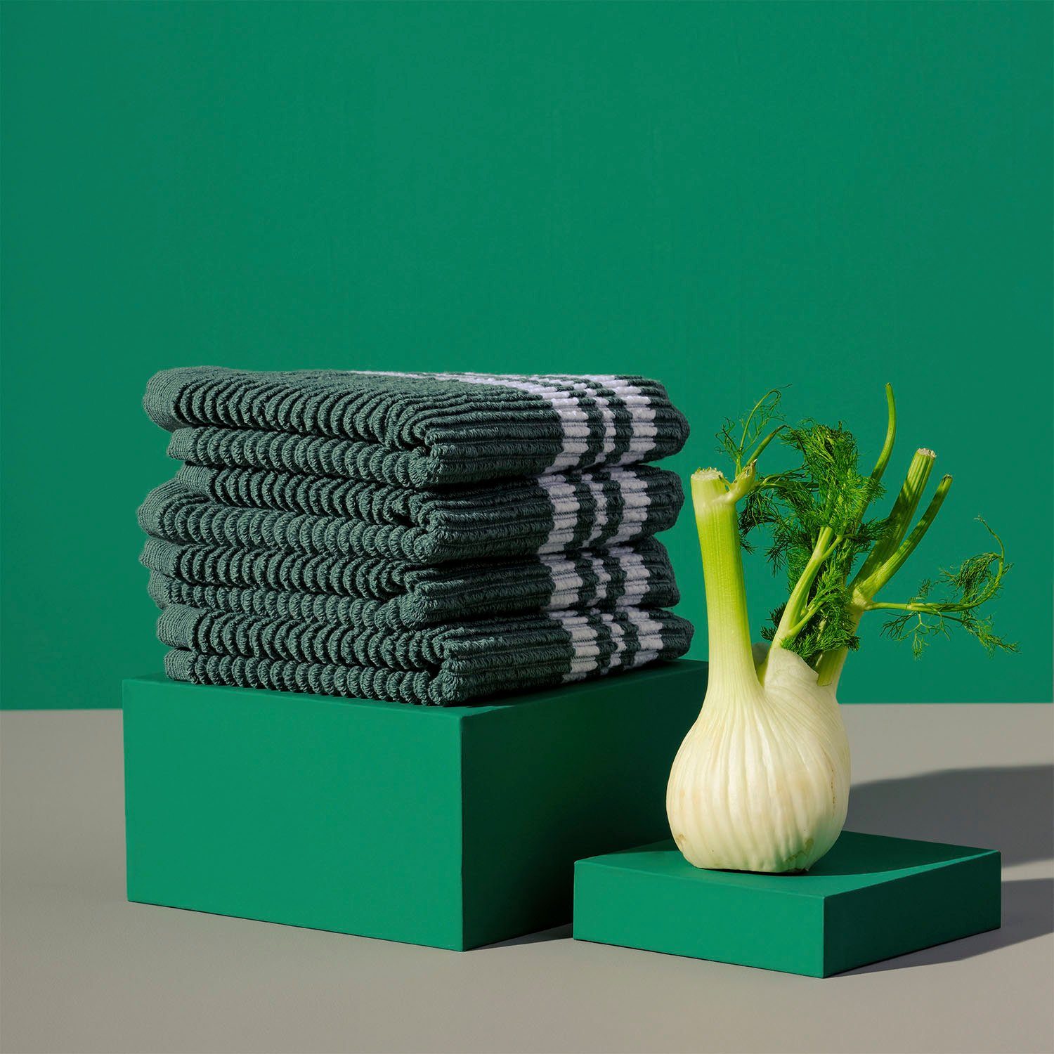 DDDDD Vaatdoek Provence van puur katoen, 30x30 cm (set, 4-delig)