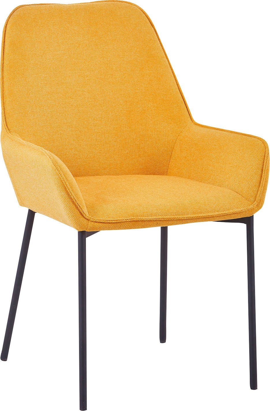 SalesFever Eetkamerstoel Bekleding van structuurstof (set, 2 stuks)