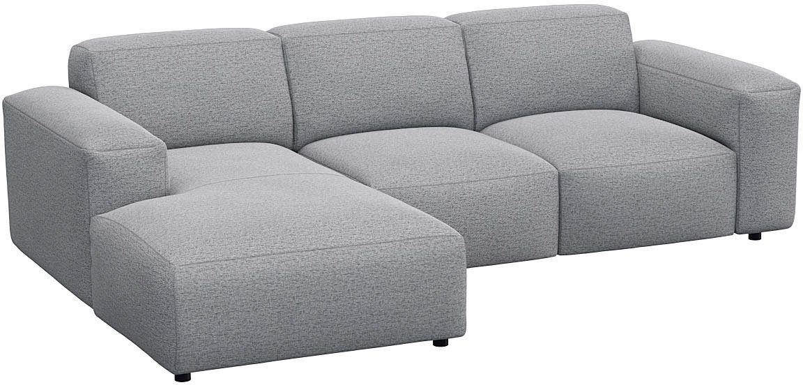 FLEXLUX Hoekbank Lucera Chaise longue rechts of links, L-vorm, comfortabel