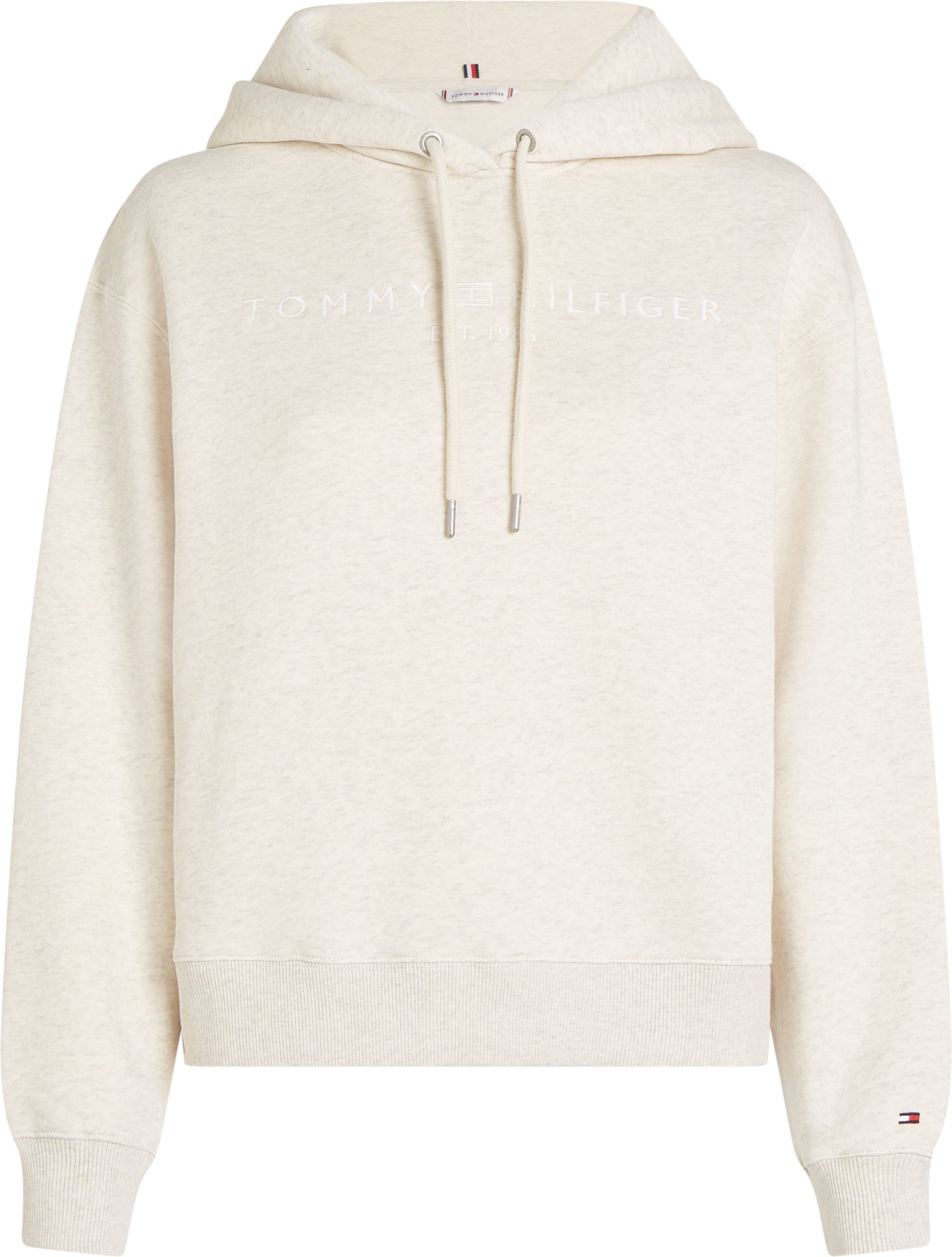 Tommy Hilfiger Hoodie MDRN REG CORP LOGO HOODIE met geborduurd logo-opschrift