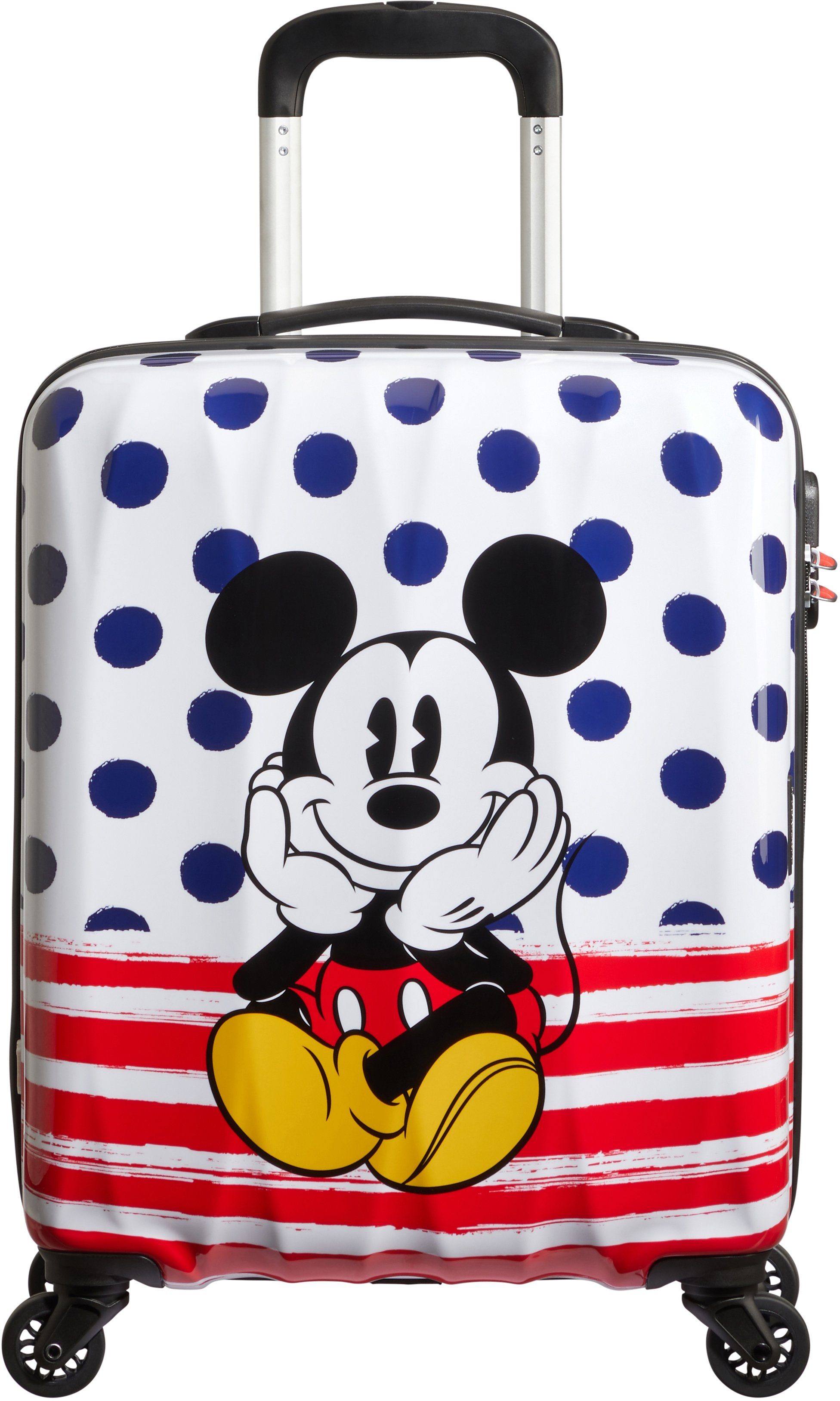 American Tourister® Hardshell-trolley Disney Legends, Mickey Blue Dots, 55 cm