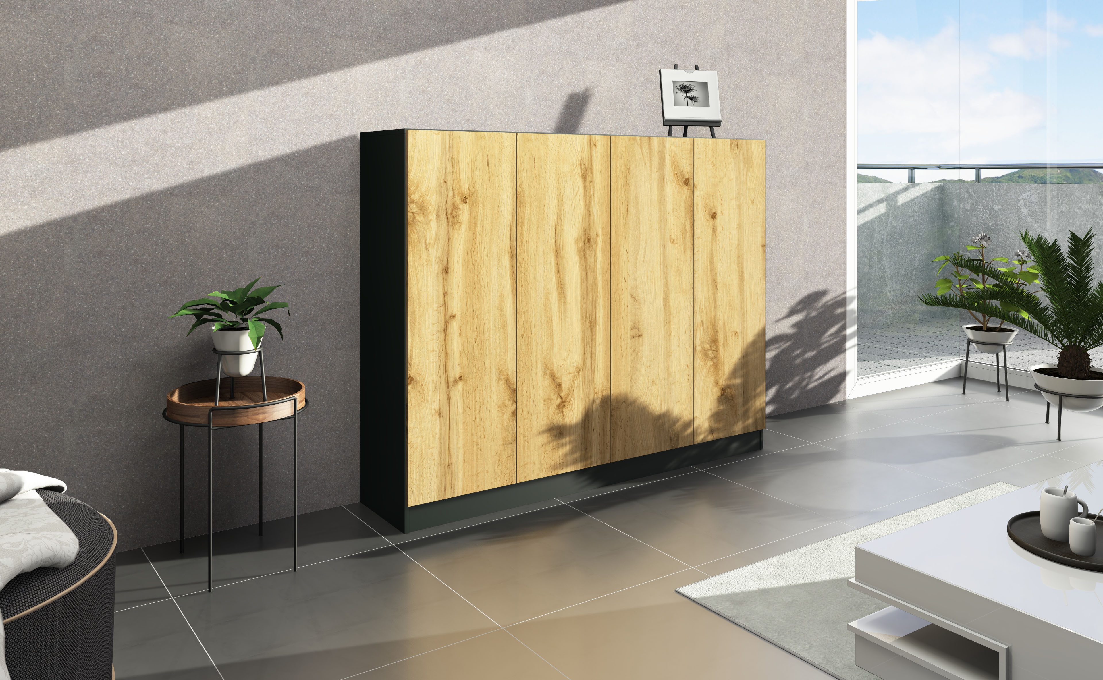 borchardt Möbel Schoenenkast Vaasa3 Breedte 152 cm