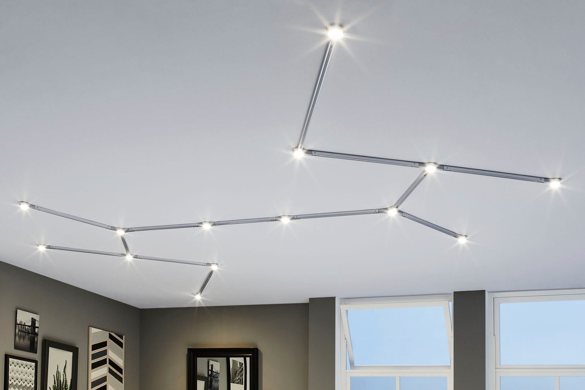 Paulmann Railsysteem-lampen URail Verbinder Eindkap 141x57mm 5,8W Wit (1-delig)