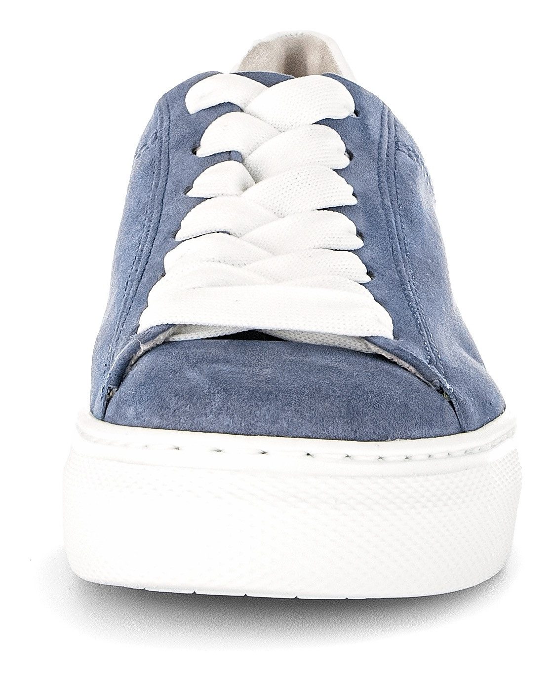 Gabor Plateausneakers Florence , vrijetijdsschoen, lage schoen, veterschoen met decoratieve stiksels, g-breedte