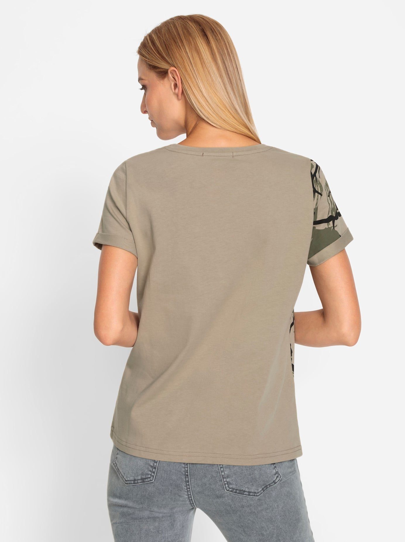 heine Shirt met ronde hals Gedessineerd shirt (1-delig)