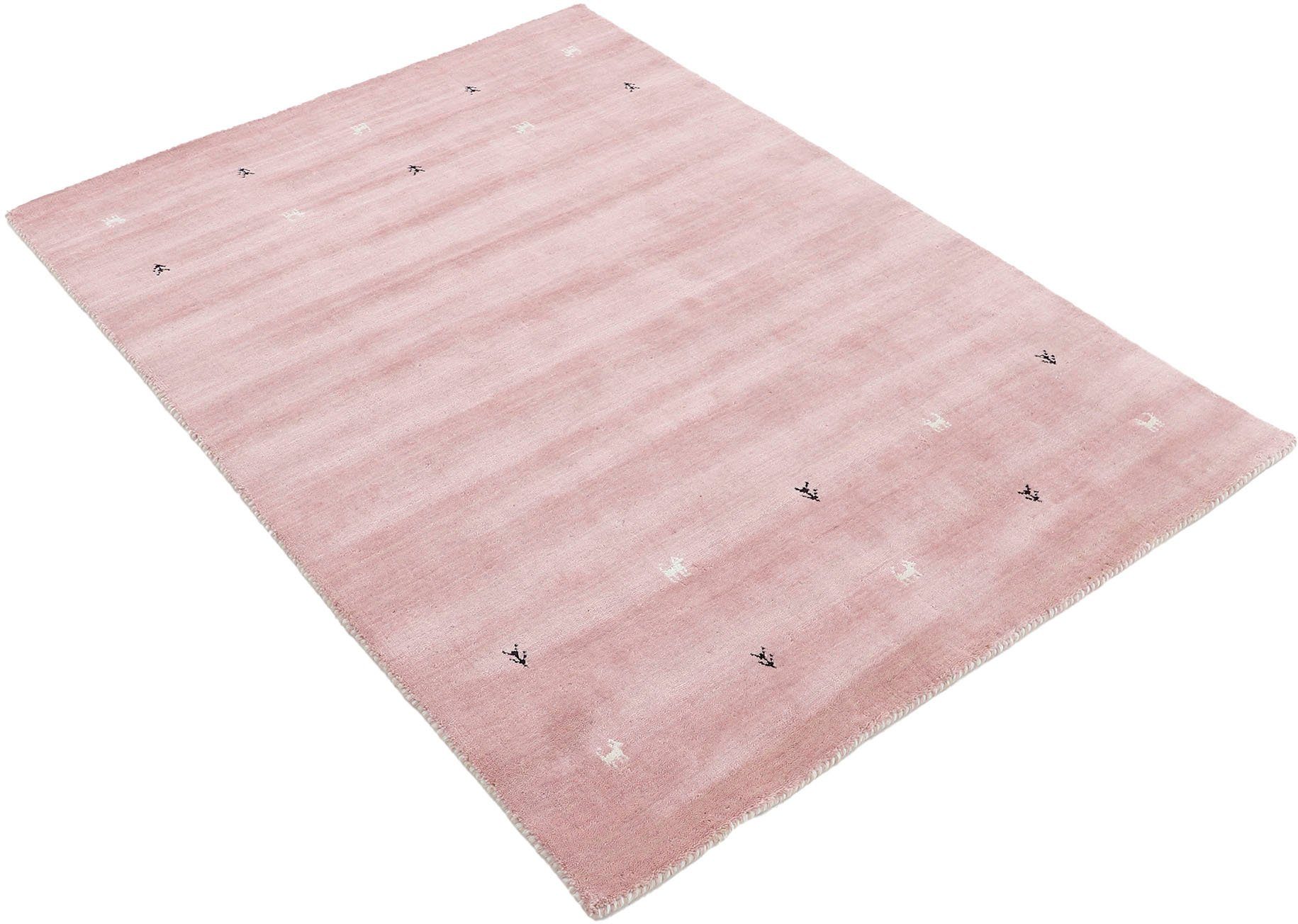 carpetfine Wollen kleed Gabbeh Uni, auch als Läufer und Rund erhältlich